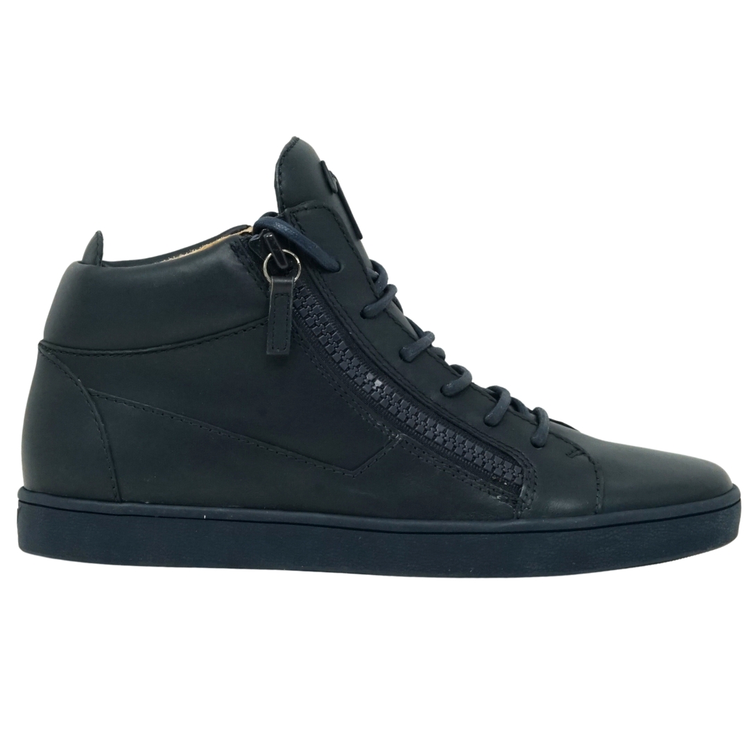 Thumbnail - Giuseppe Zanotti Marineblaue High Top Sneaker
