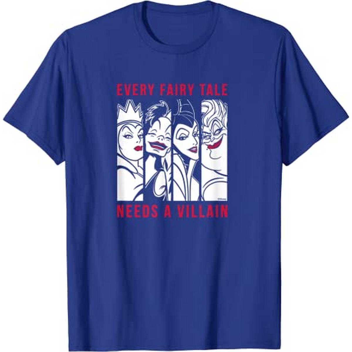 Disney - "Every Fairy Tale Needs A Villain" T-Shirt für Herren (Marineblau)