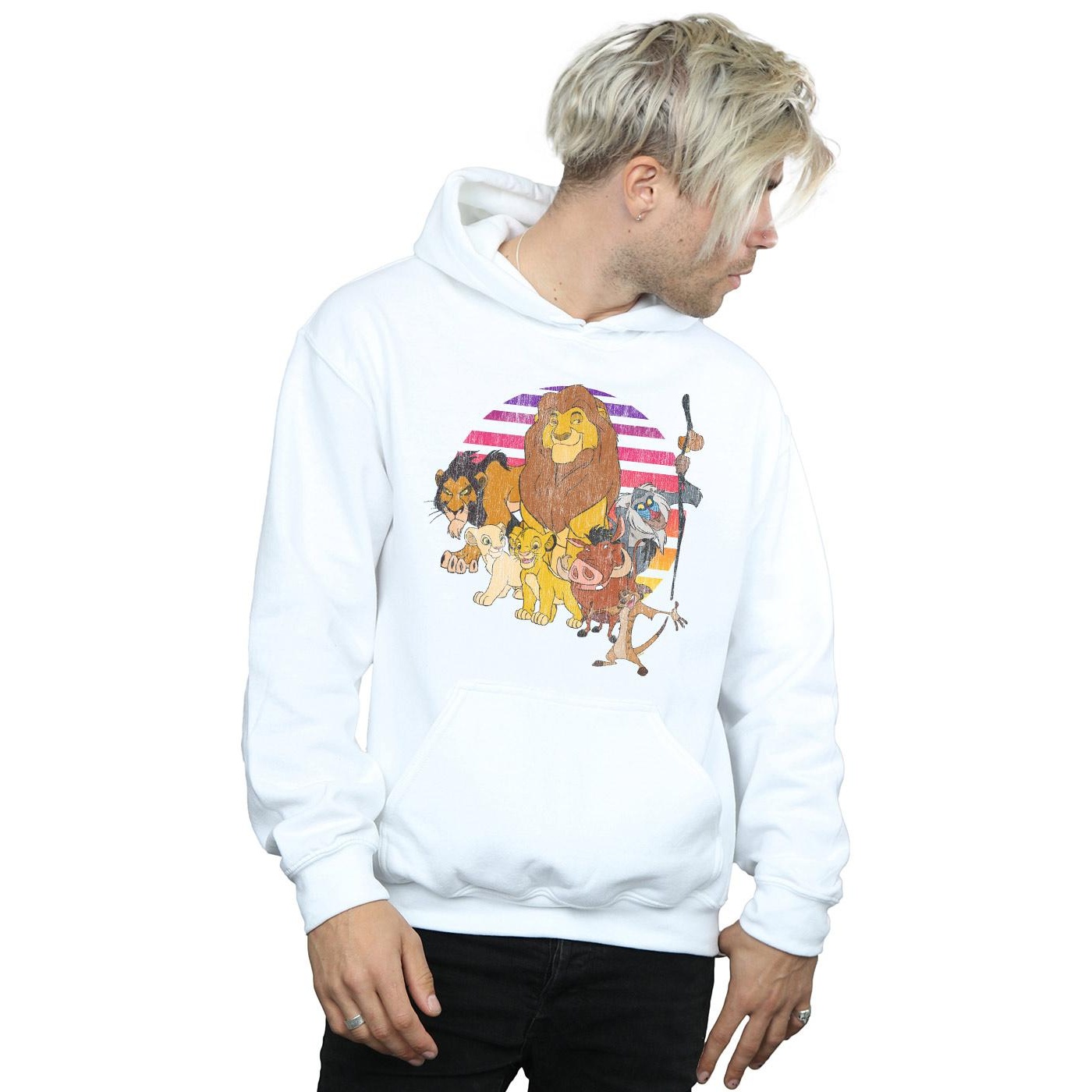 Disney Mens The Lion King Pride Family Hoodie (White) herr – bild 2
