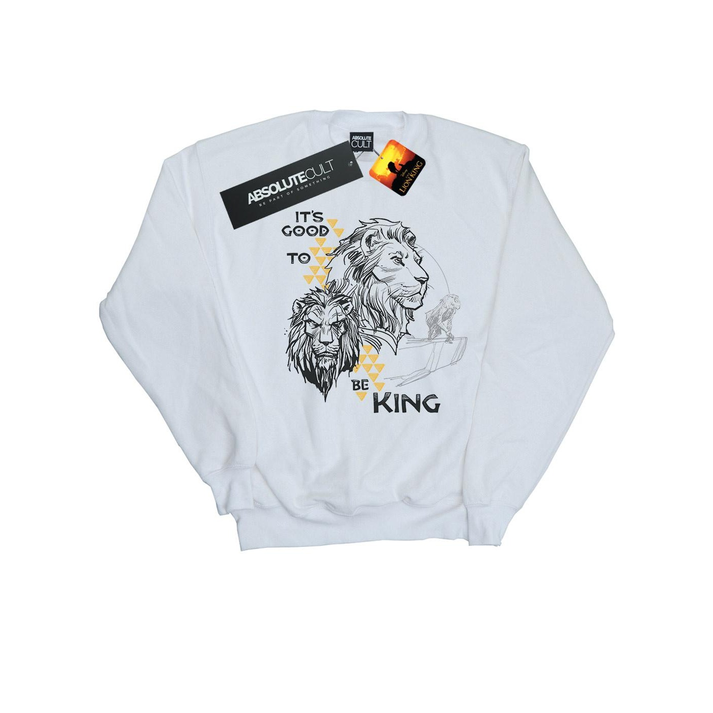 Disney Jongens The Lion King Movie It´s Good To Be King Sweatshirt (Wit)