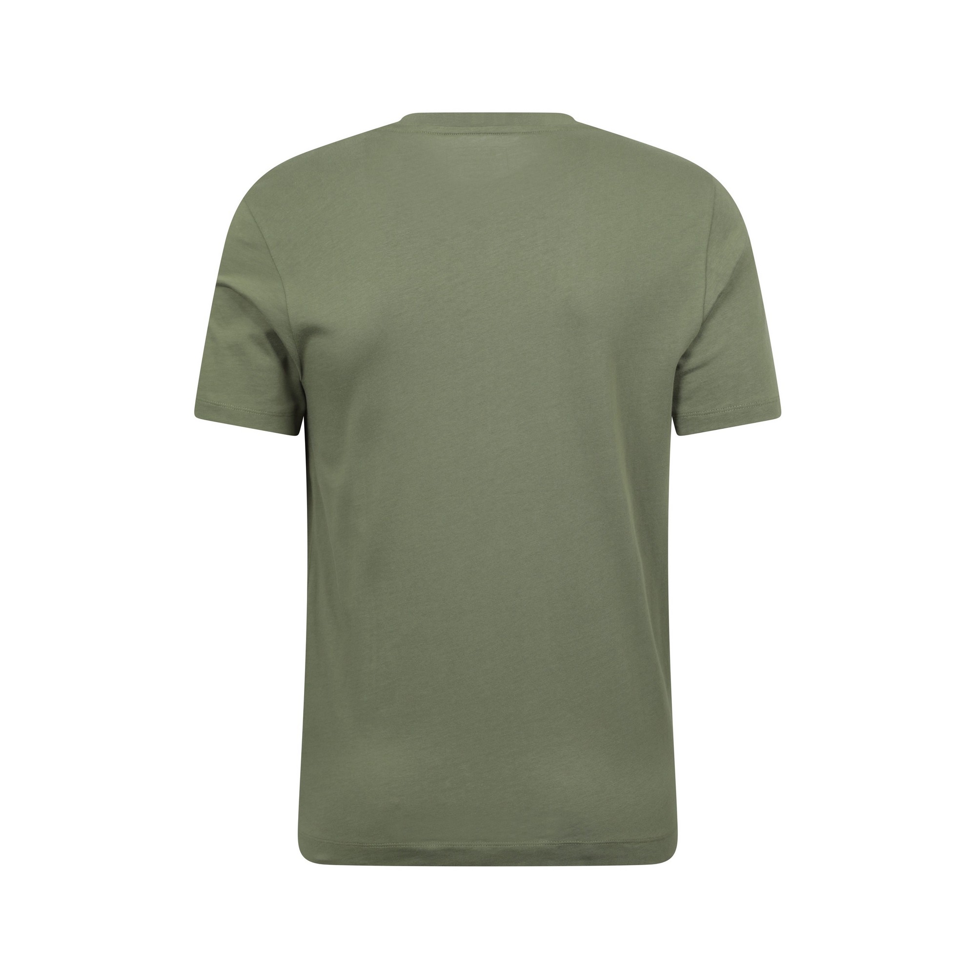 Mountain Warehou Mens Mountain Stripes T-shirt (Khaki Green) herr – bild 2