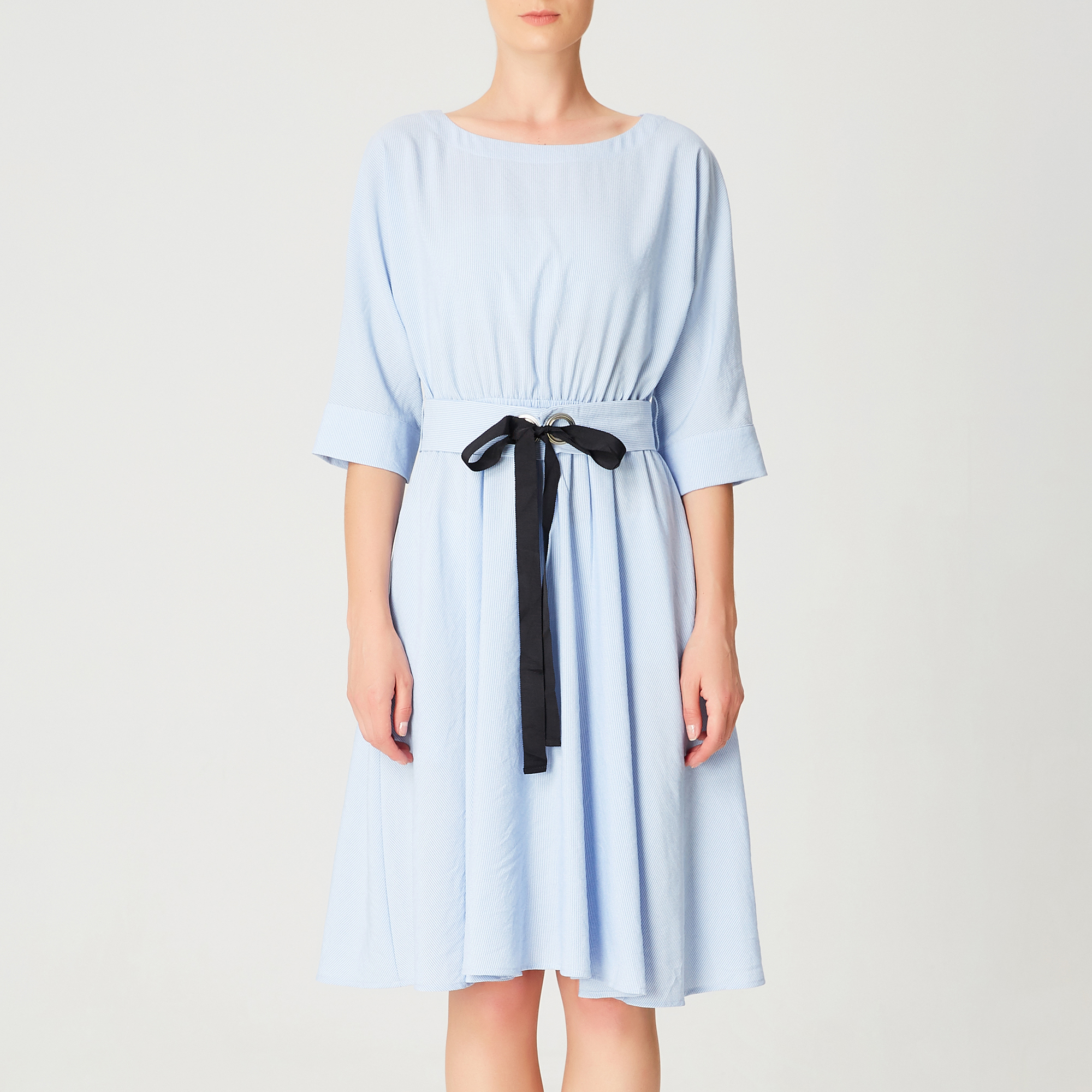 Smart & Joy Robe évasée à large ceinture klänningar dam – bild 2