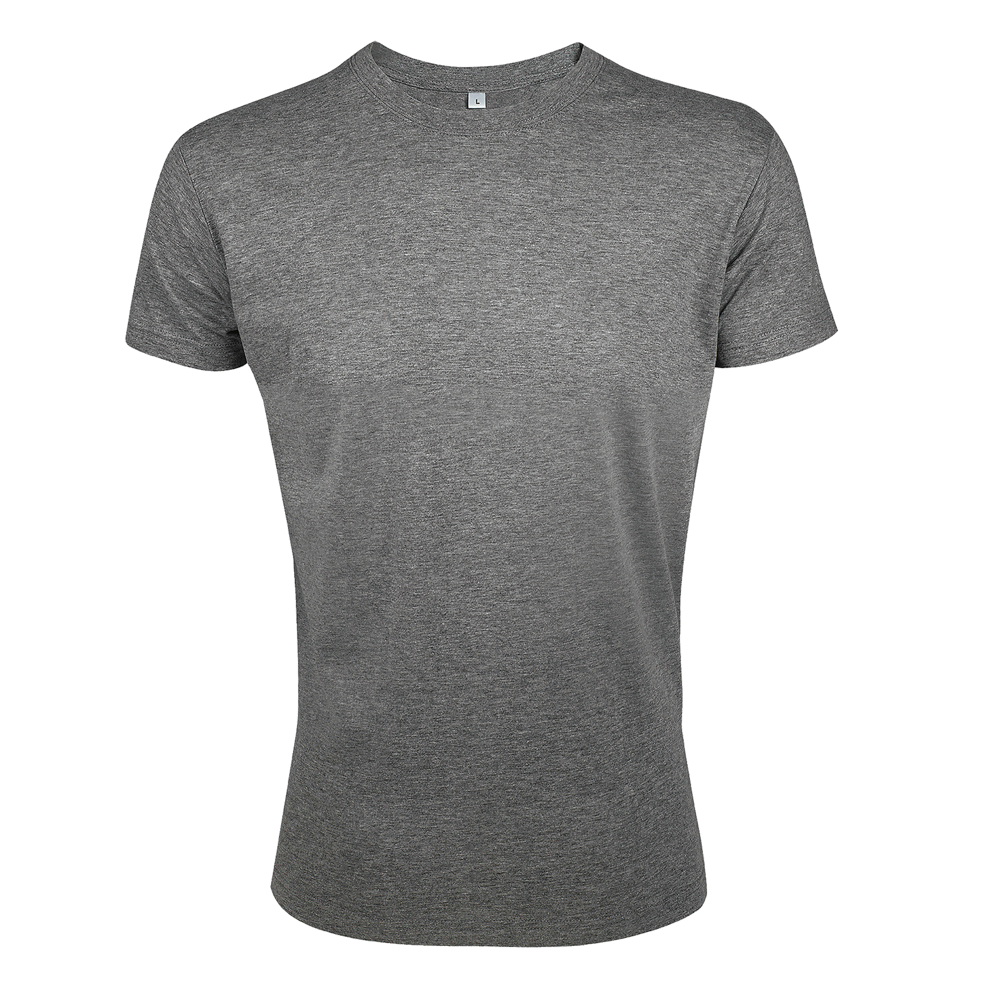 Thumbnail - SOLS Herren Regent Slim Fit T-Shirt, Kurzarm (Grau meliert)