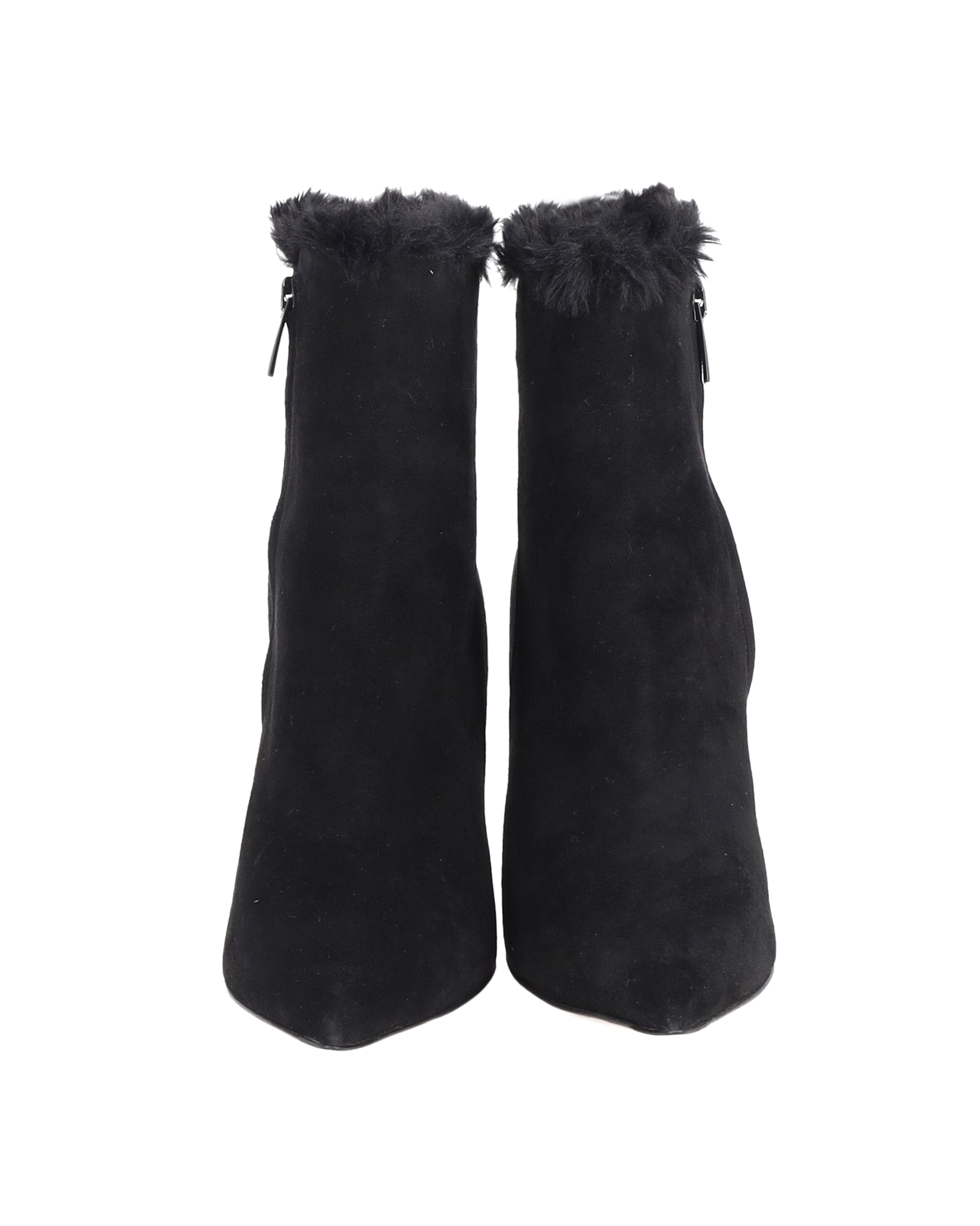 Gianvito Rossi Pre-owned Gianvito Rossi Fodrade Ankelskor i Svart Mocka dam – bild 2