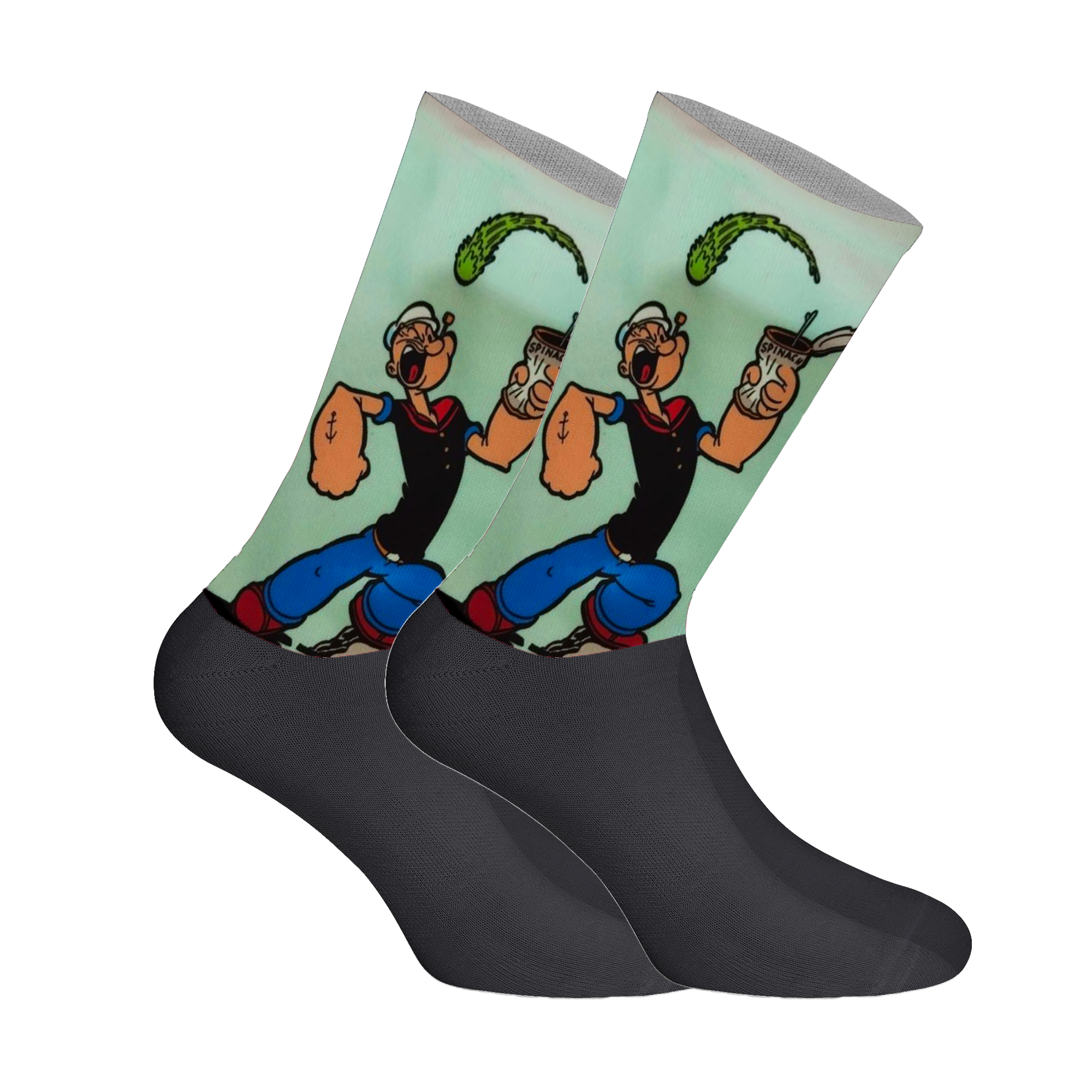 Unisex Elastiska tryckta långstrumpor