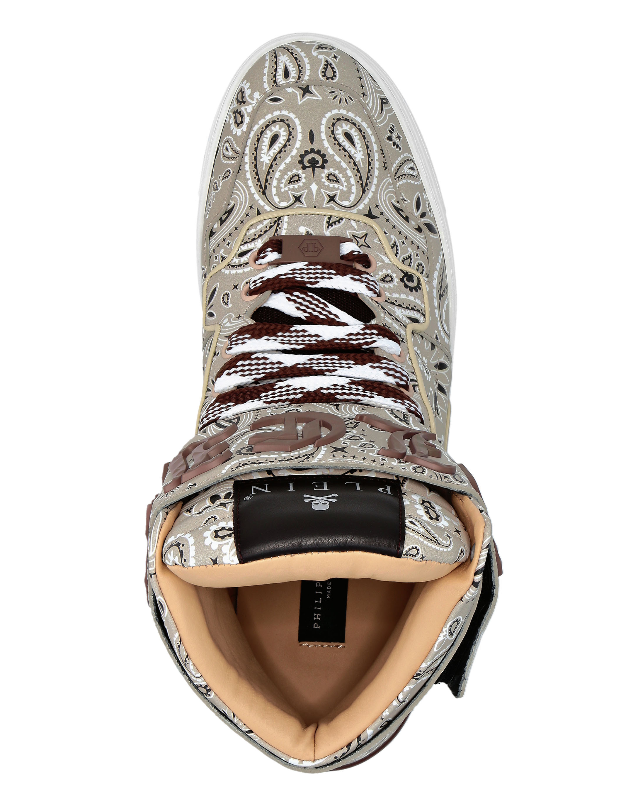 Philipp Plein Höga sneakers i paisley-mönster herr – bild 2