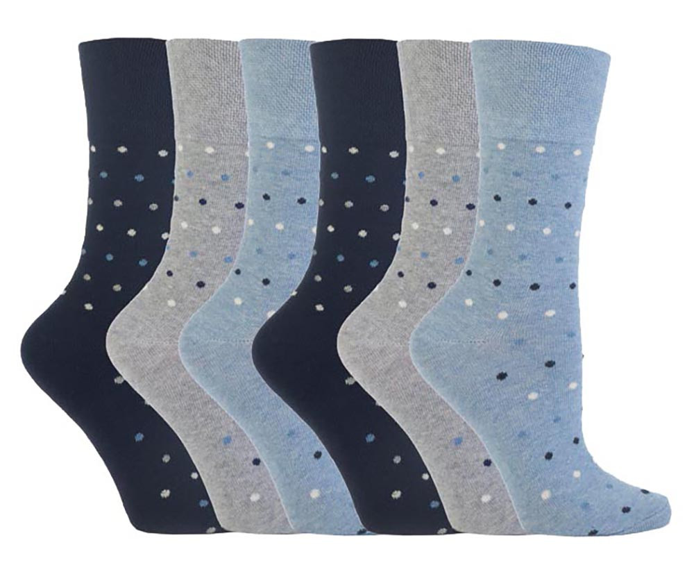 Thumbnail - Gentle Grip - 6 Paar Damen Gentle Grip nicht elastische Socken - LGG49