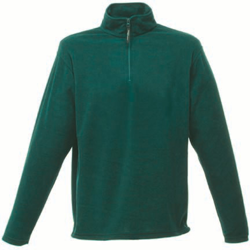 Regatta Professional Mens Micro Lightweight Half Zip Fleece Top - Green - Size 3XL