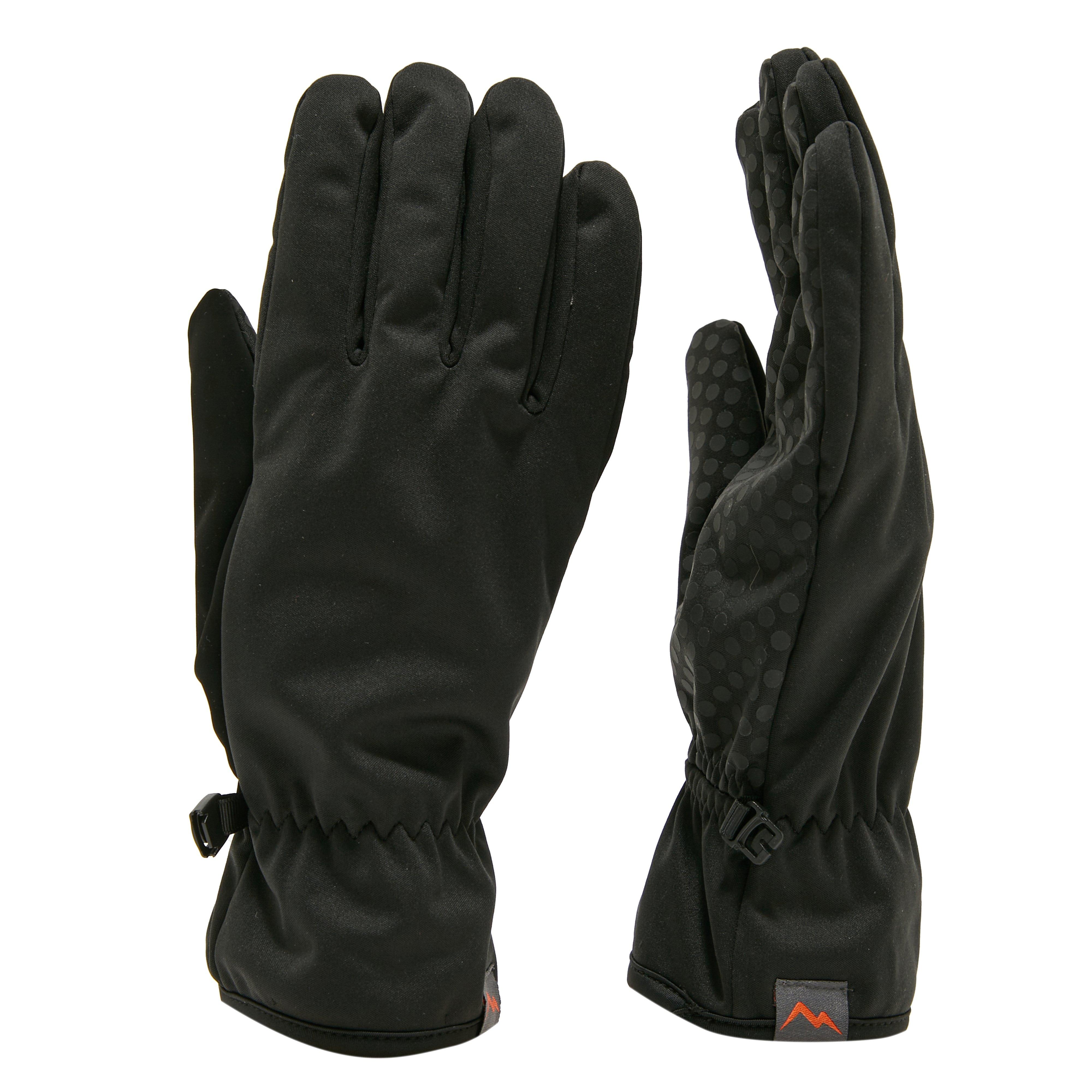 Peter Storm Mens Active Waterproof Gloves - Black - Size X-Small