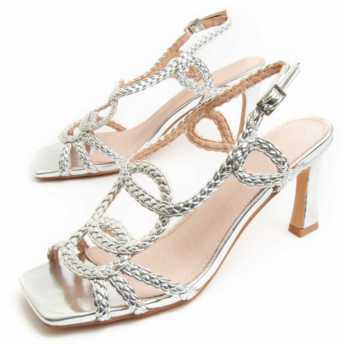 Thumbnail - Montevita Sandale Mit Absatz Sanndal21 In Silber