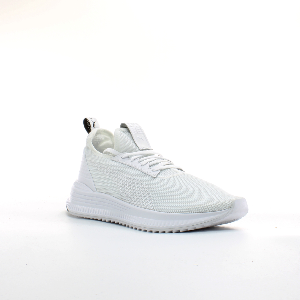Puma AVID Knit Vit Textil Herrar Snörning Träningsskor 369346 02 – bild 2