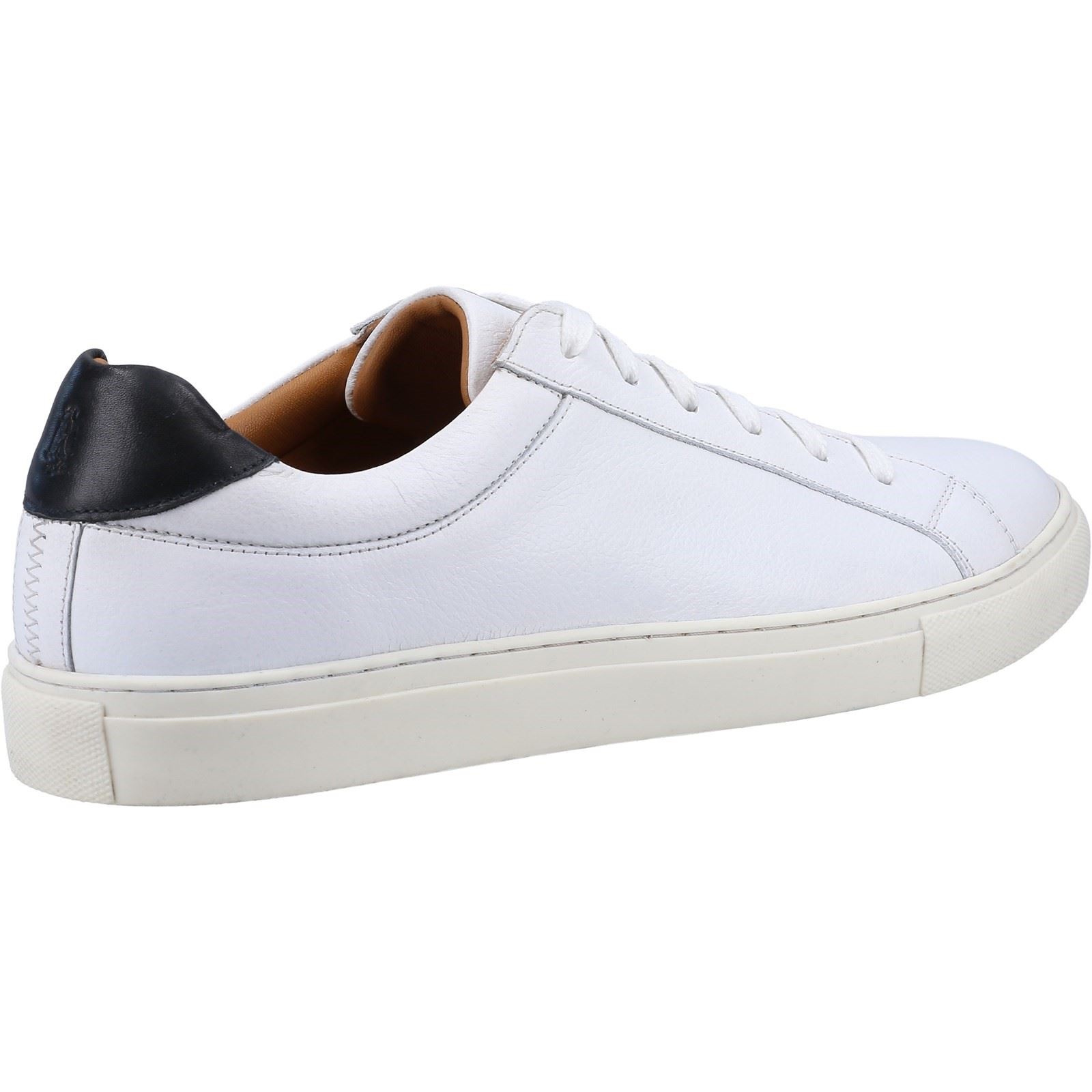 Hush Puppies Colton Leather Vita sneakers för män herr – bild 2