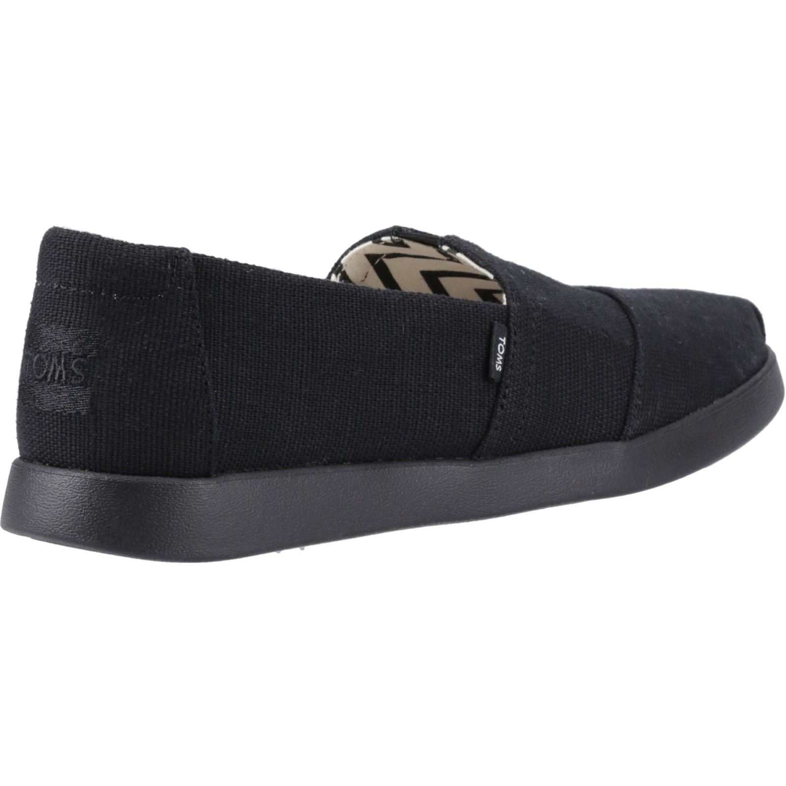 TOMS Alpargata Plus Jute Svart/Svart Espadrilles för damer espadrillos – bild 2