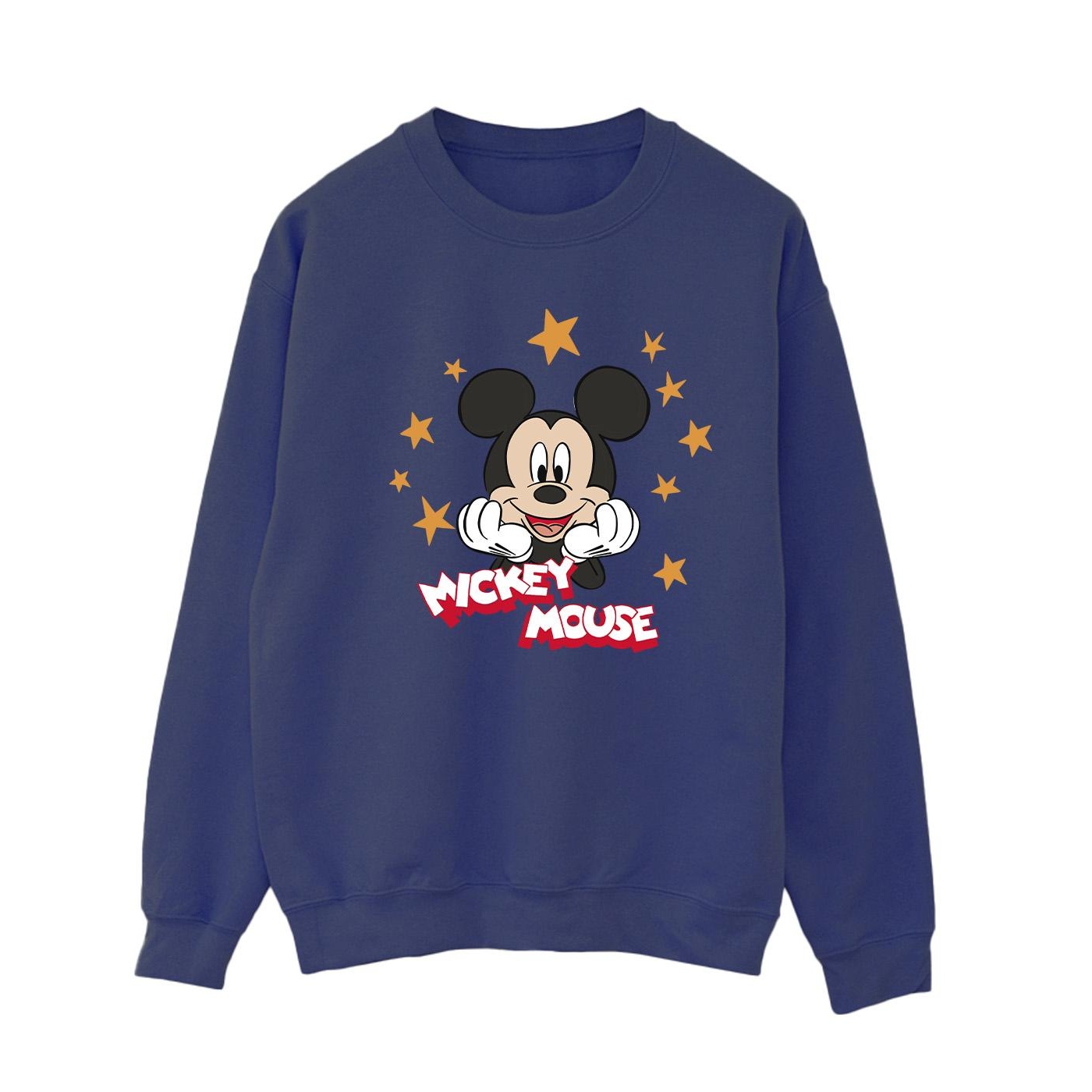 Thumbnail - Disney - "Mickey Mouse Stars" Sweatshirt für Damen (Marineblau)