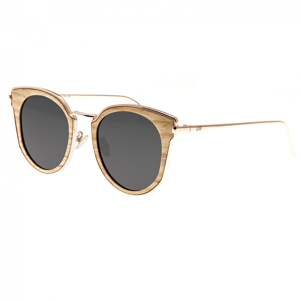 Earth Wood Unisex Karekare Polarized Sunglasses - Black - One Size