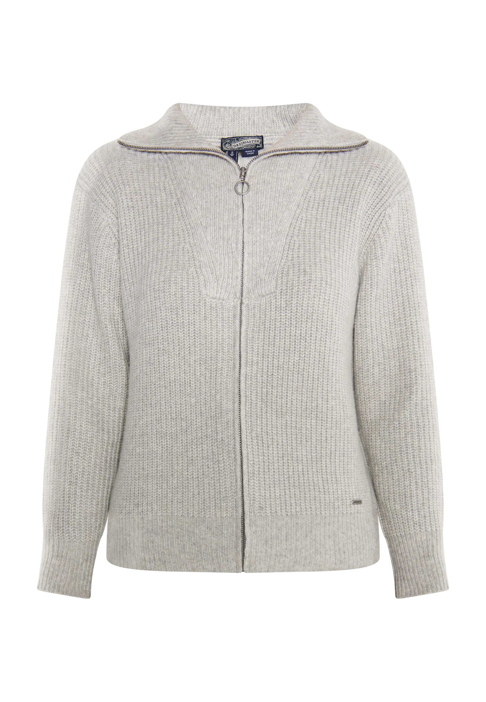 Dreimaster Vest Dames grijs melange