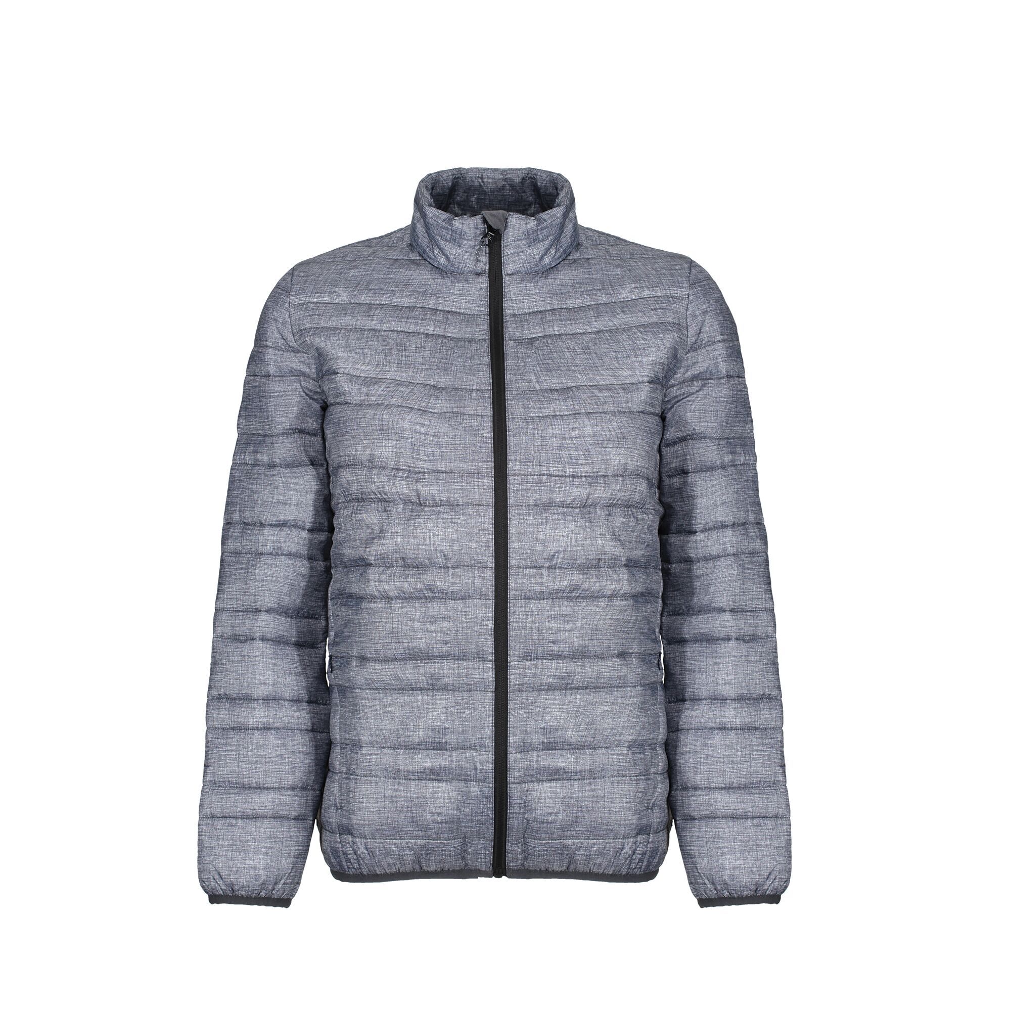 Thumbnail - Regatta Mens Firedown Marl Wattierte Jacke (Grau Marl/Schwarz)