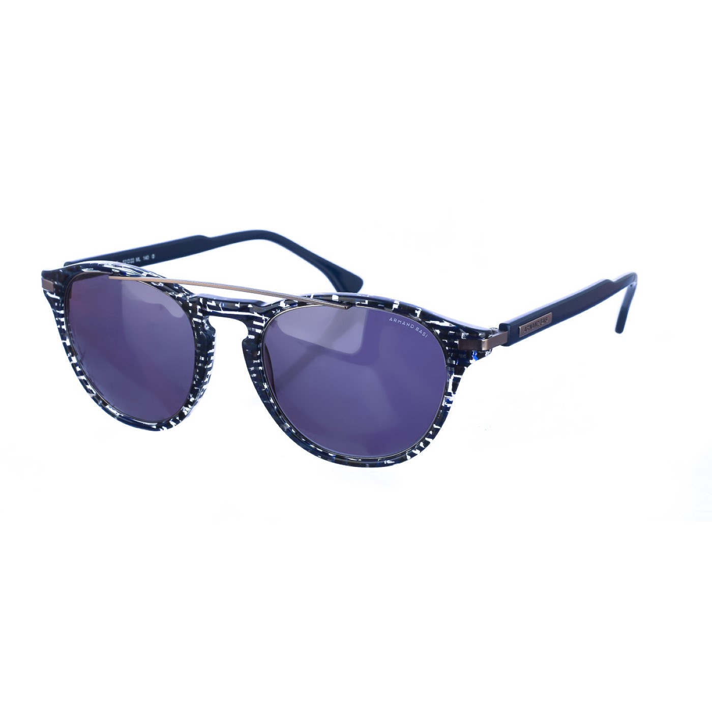 Armand Basi Unisex AB12290 Oval Shape Sunglasses - Blue - One Size