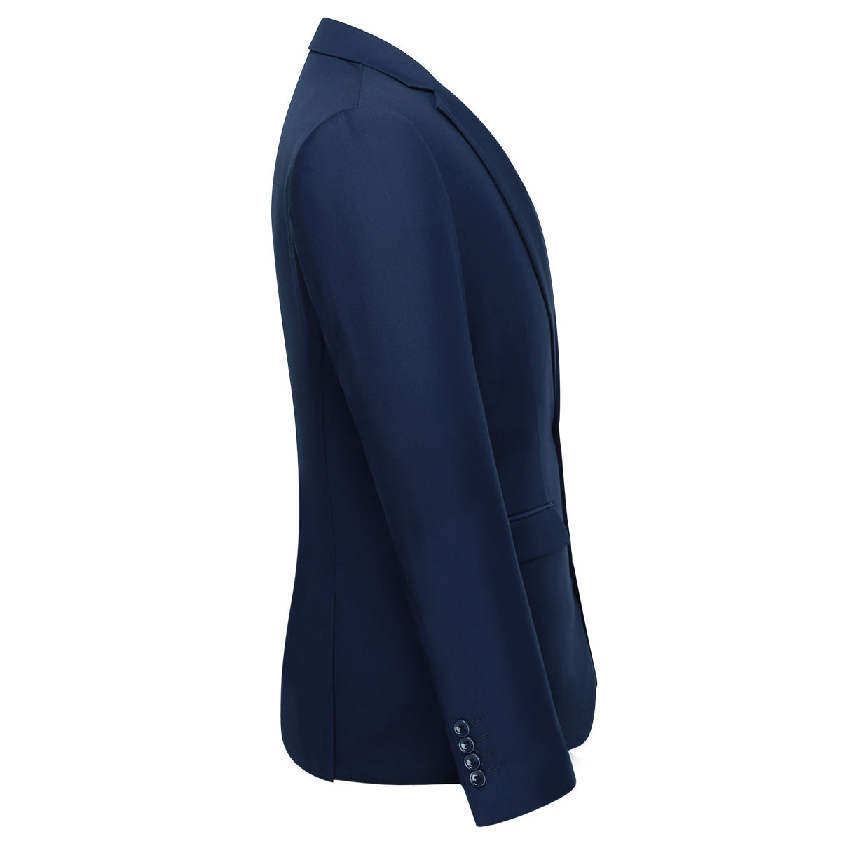 Allthemen Classic Navy Blazer Blazer med två knappar herr – bild 2
