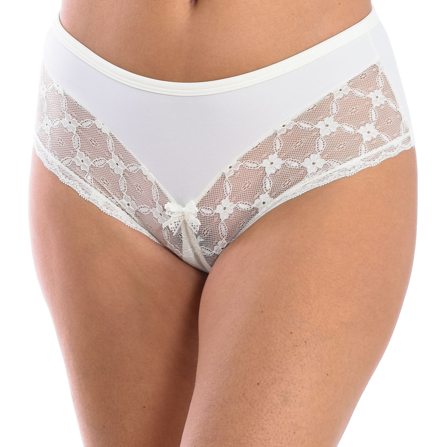 Thumbnail - Spitzen Culotte-Panties für Damen, Modell BRIGITTE. Eleganz, Komfort und perfekter Sitz.