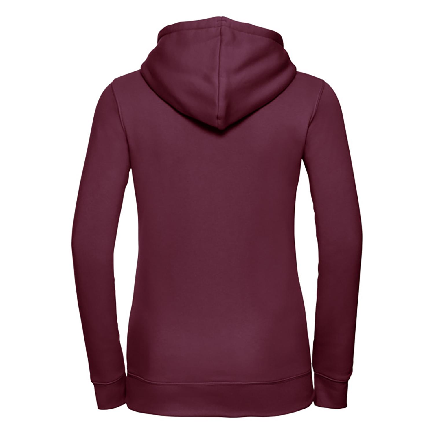 Russell Athletic Russell Womens Premium Authentic Hoodie (3-Layer Fabric) (Burgundy) dam – bild 2