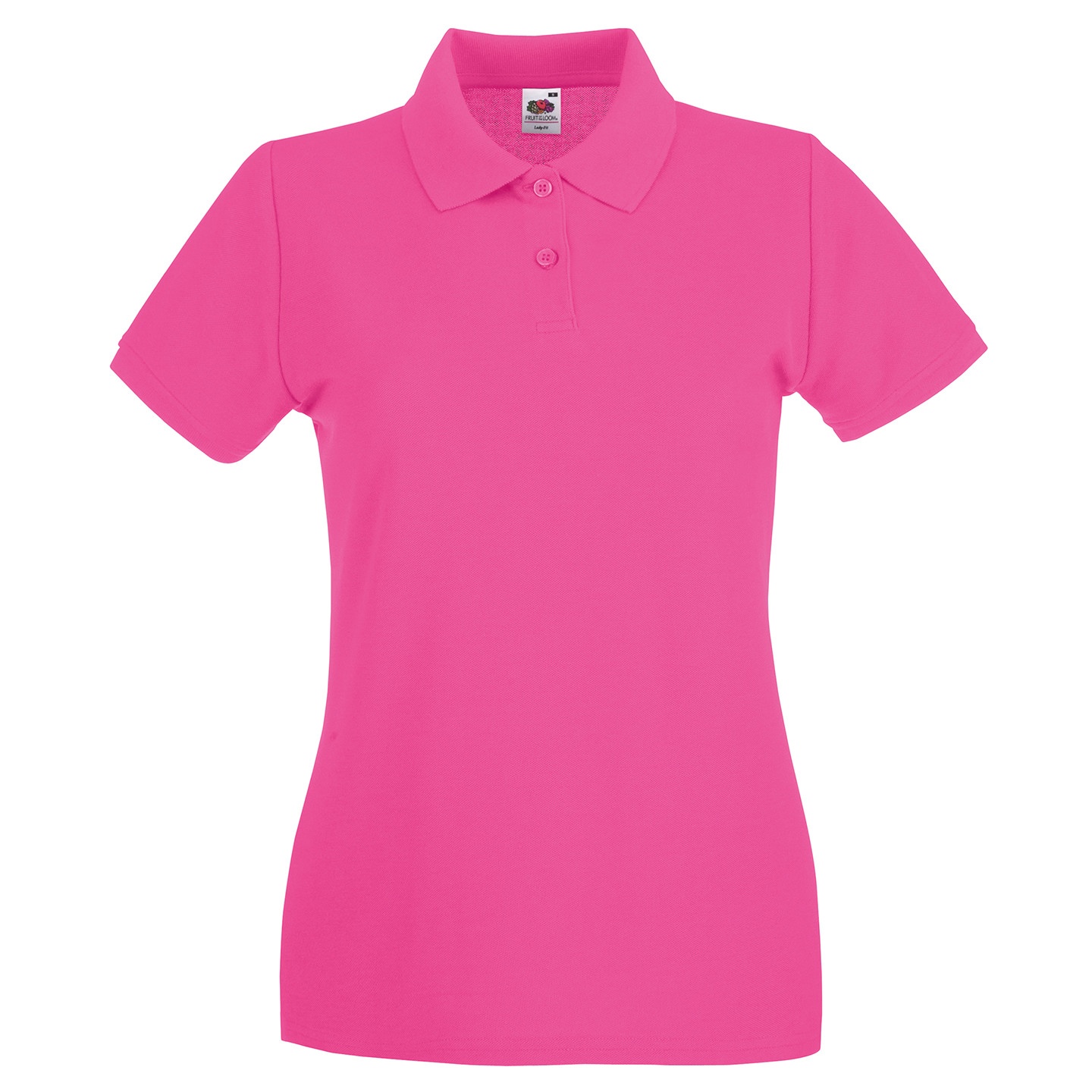 Thumbnail - Fruit of the Loom - "Premium" Poloshirt für Damen (Fuchsie)