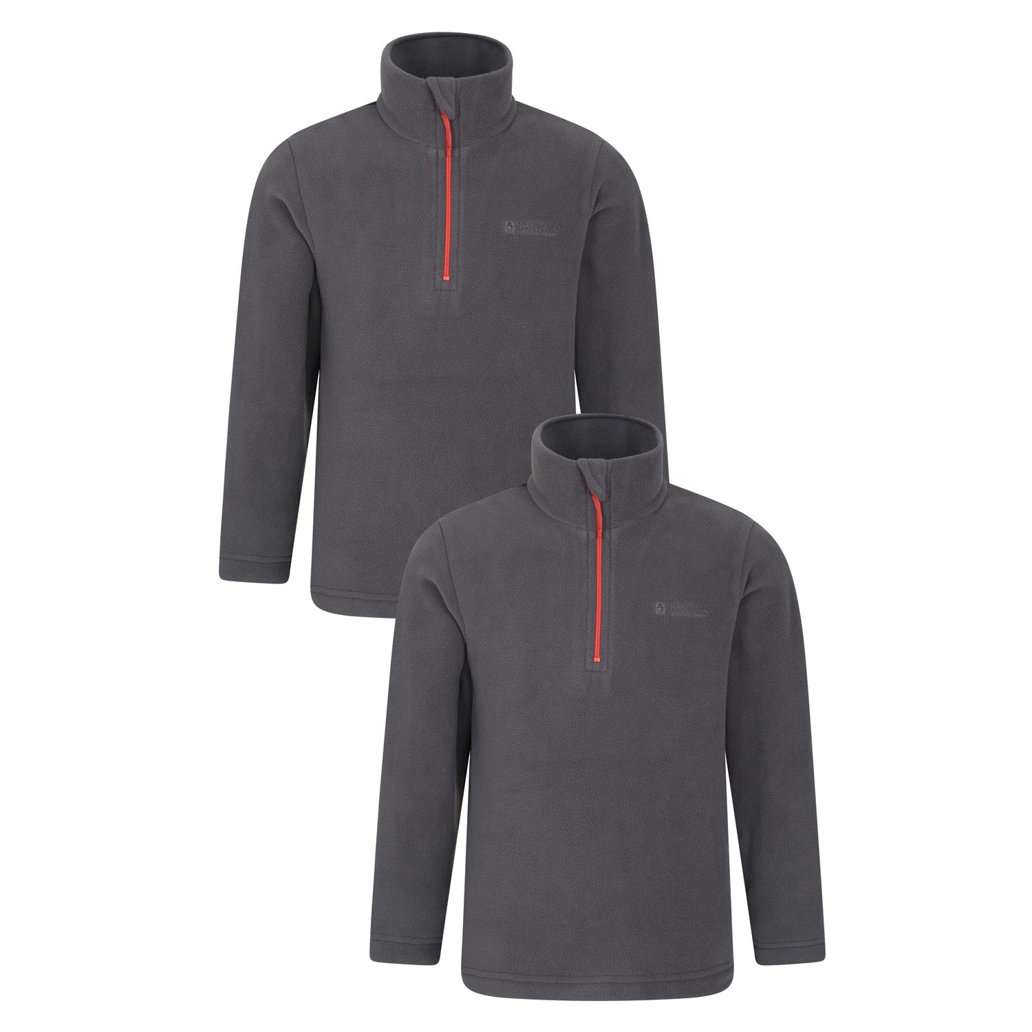 Mountain Warehouse Kinder/Kinder Camber Fleece (Set van 2) (Grijs)