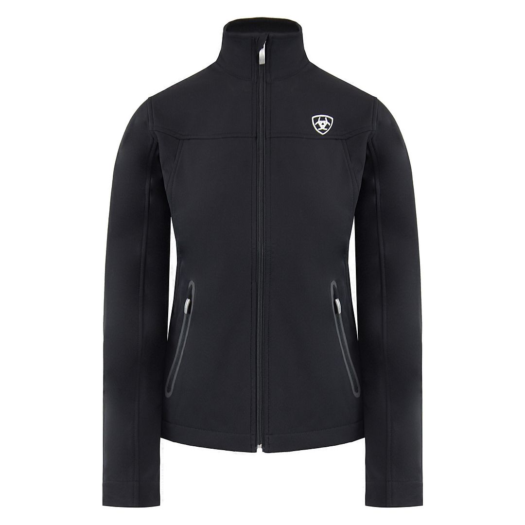 Thumbnail - ARIAT NEUE Team Womens Black Softshell Jacke
