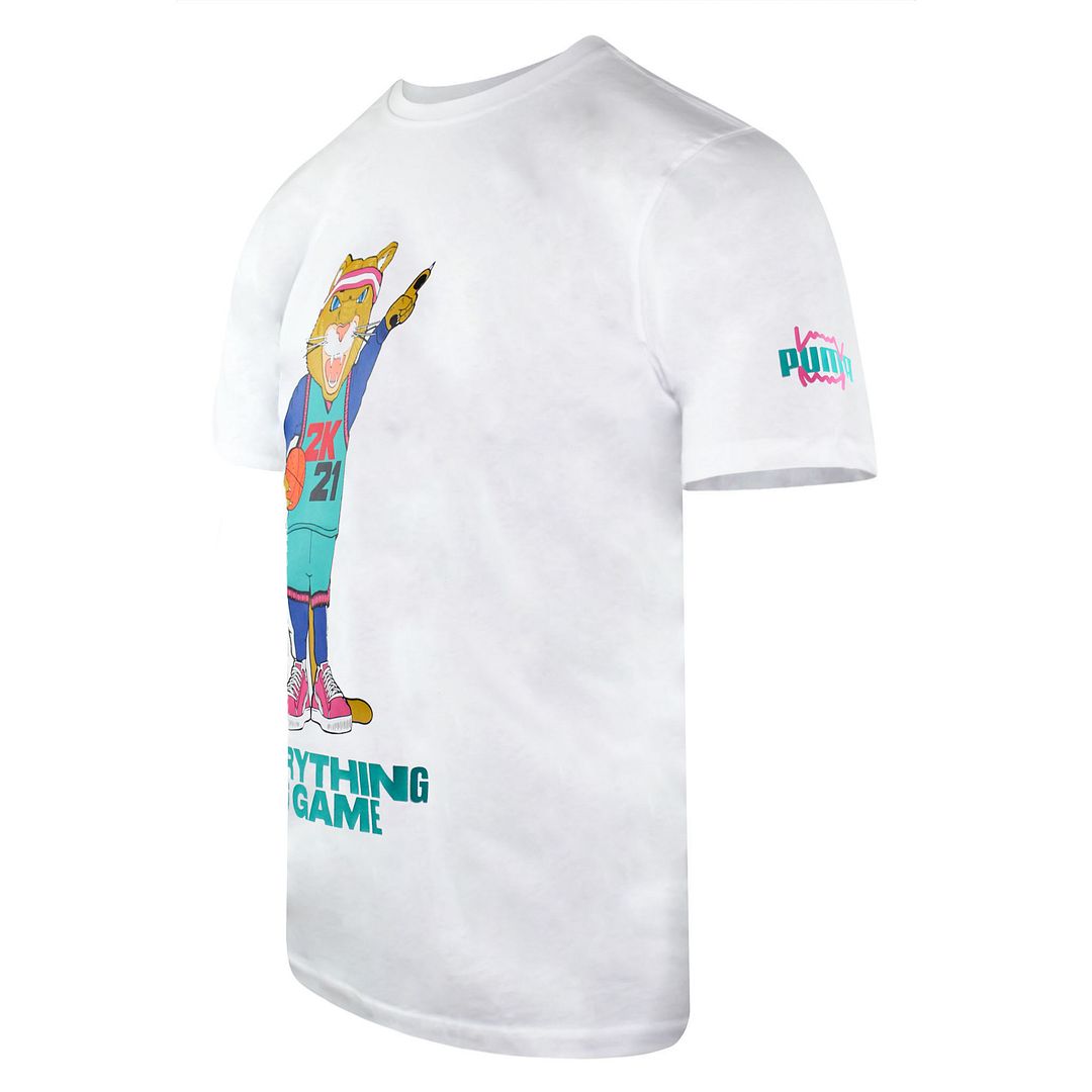 Puma Kortärmad Crew Neck Vit Herr 2K Dylan T-shirt 532920 01 – bild 2