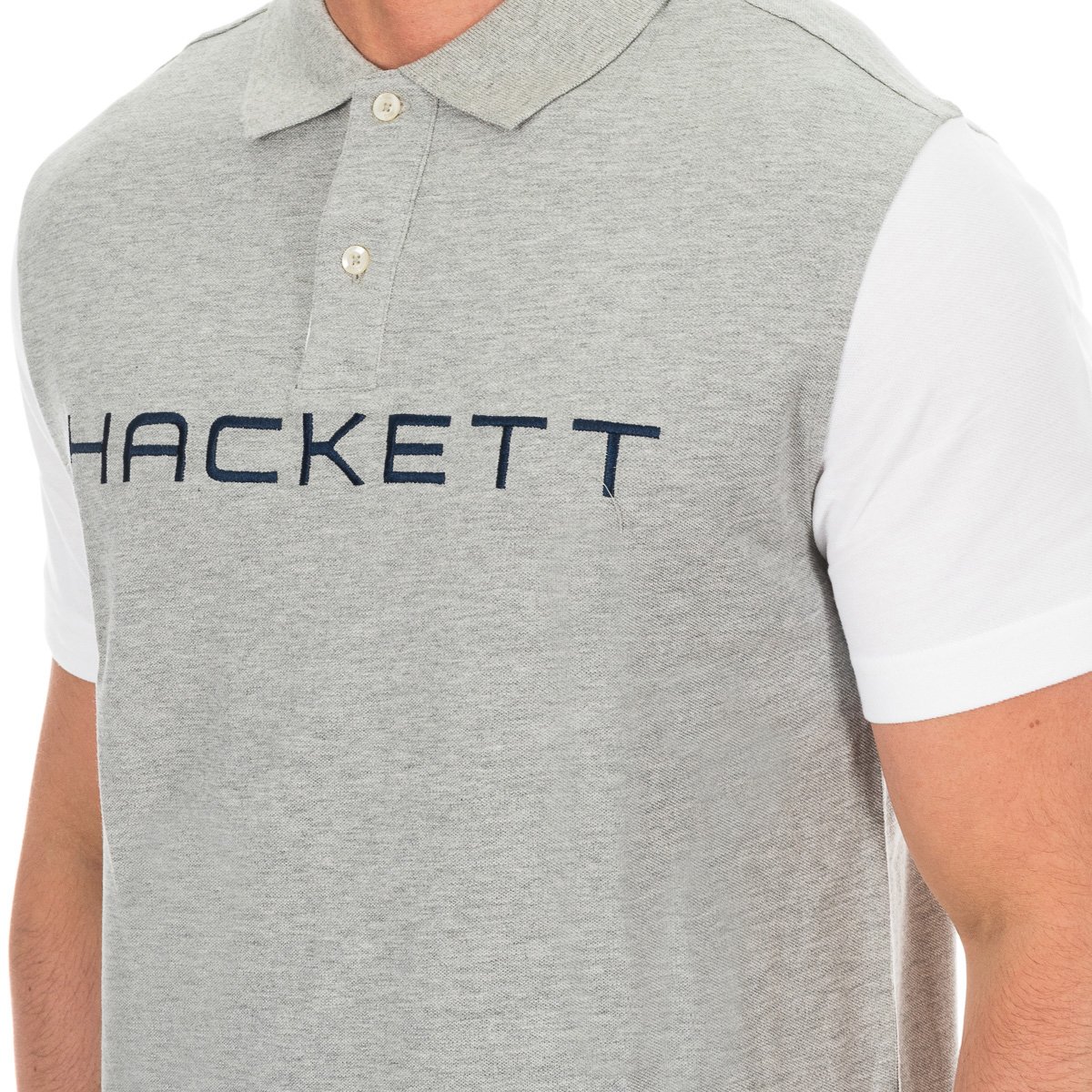 Hackett London Kortärmad polotröja med kavajkrage för herr HMX1008B – bild 2