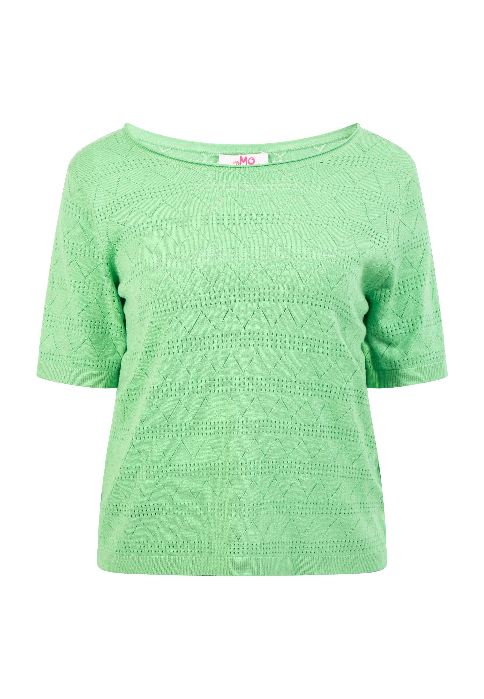 Thumbnail - Mymo Strickpullover Damen hellgrün