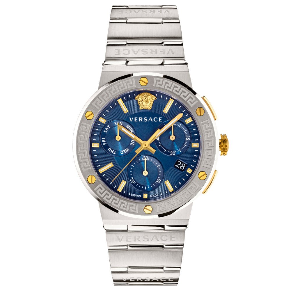 VEZ900221 Greca Logo Chrono Luxury Men's Watch