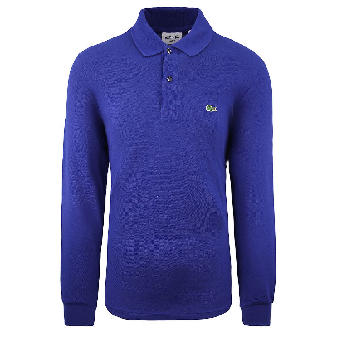Thumbnail - Lacoste Classic Fit Mens Blue Polo Shirt