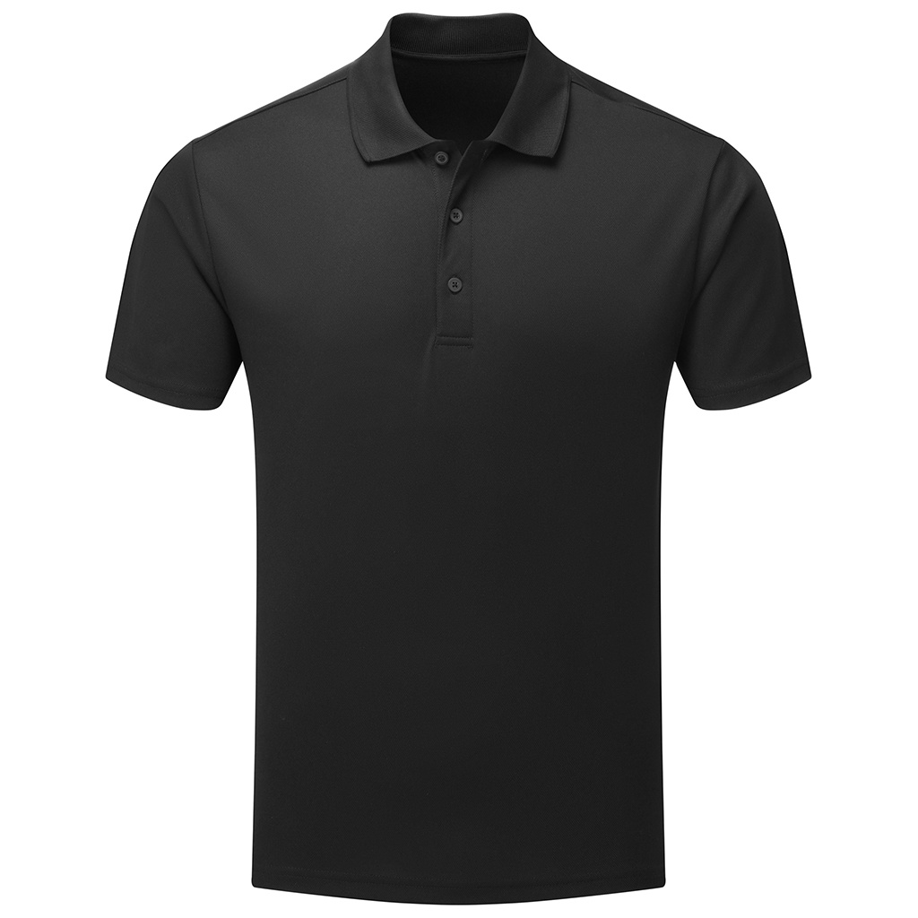 Thumbnail - Premier Mens Sustainable Polo Shirt (Schwarz)