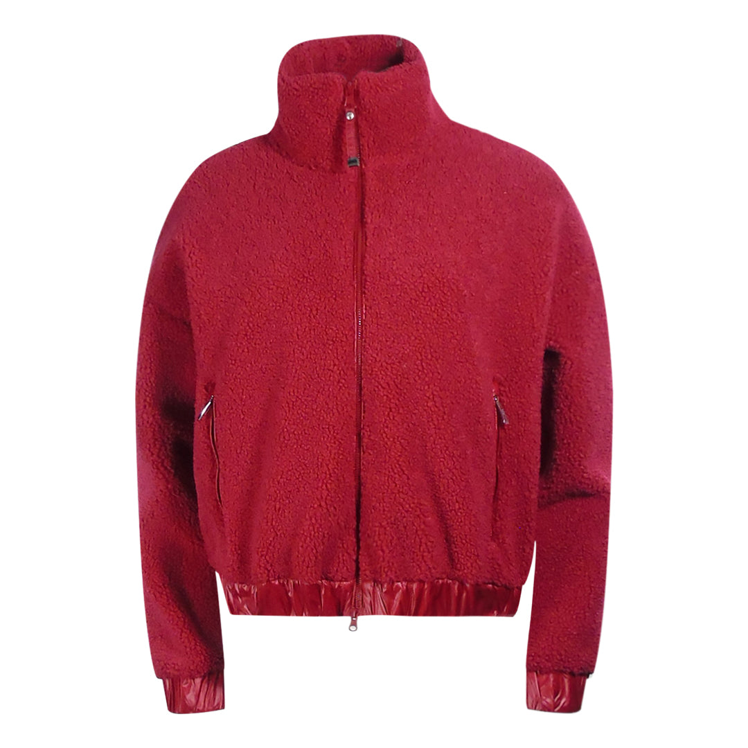 Thumbnail - Parajumpers Fleece-Sweatshirt mit Reisverschluss in Rot. ubergroses Sweatshirt