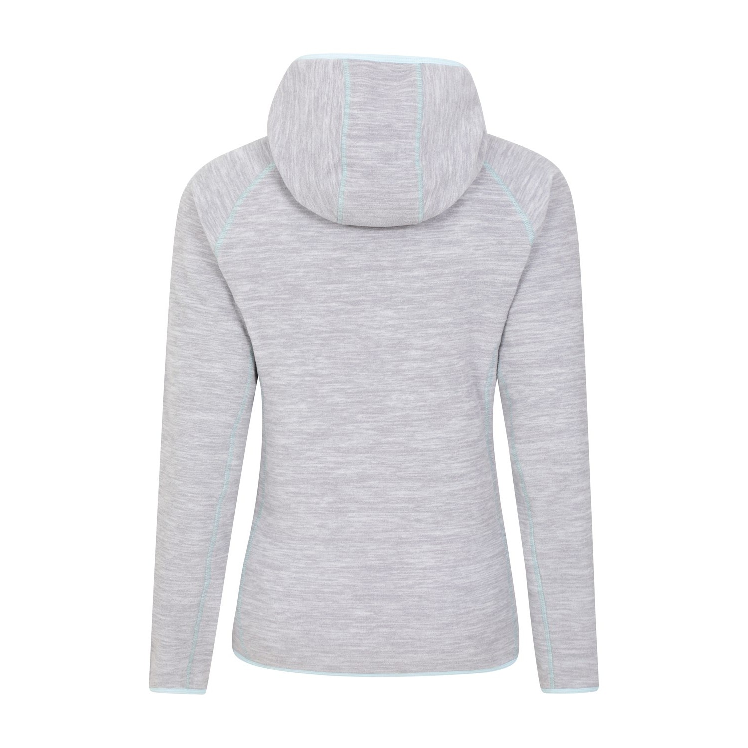 Mountain Warehou Dam/Lady Lleyn II Melange Hoodie med full dragkedja (Grå) – bild 2