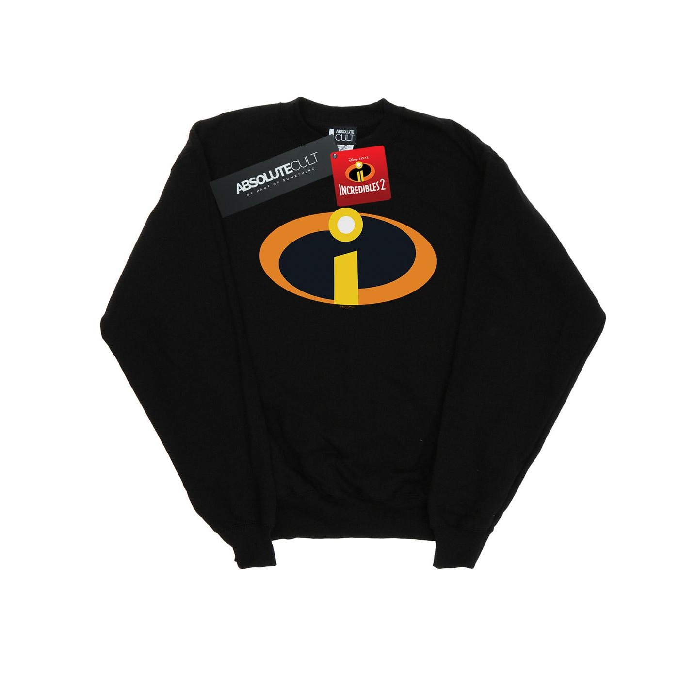 Mens The Incredibles Costume Logo Sweatshirt (Black)
