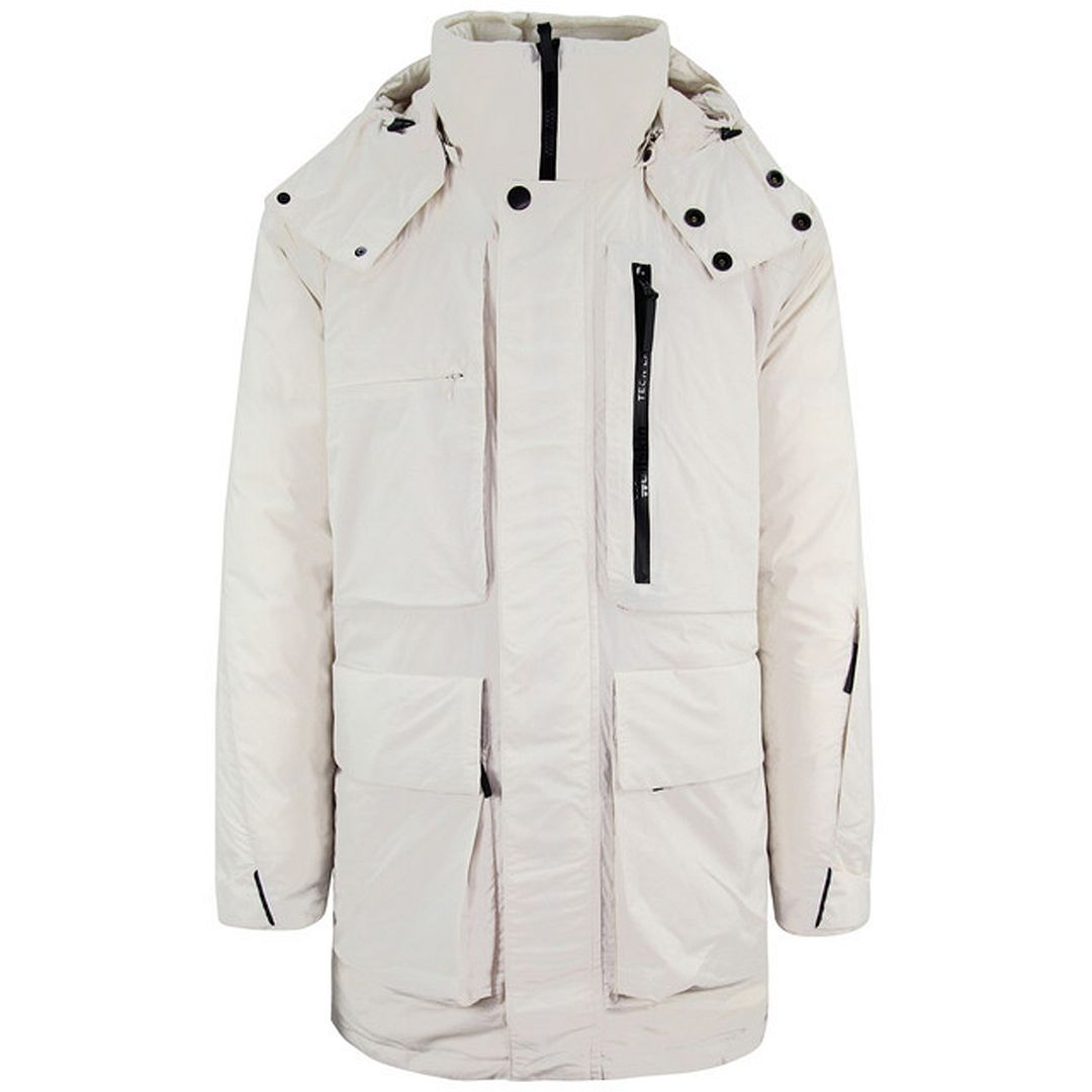 Jack Wolfskin Tech Lab heren Parka jas wit
