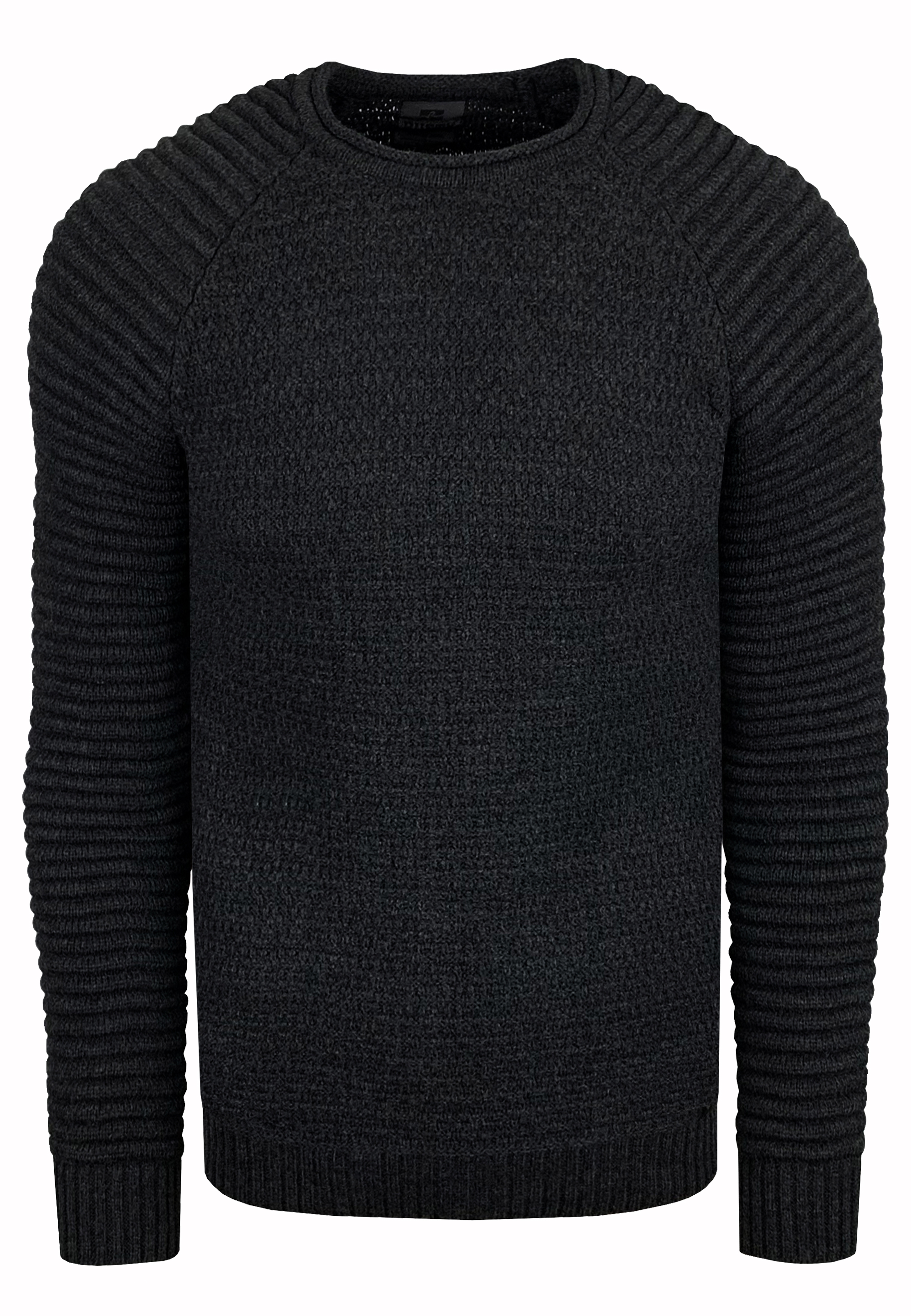 Thumbnail - Rusty Neal Rundhalsausschnitt Pullover Schwarz