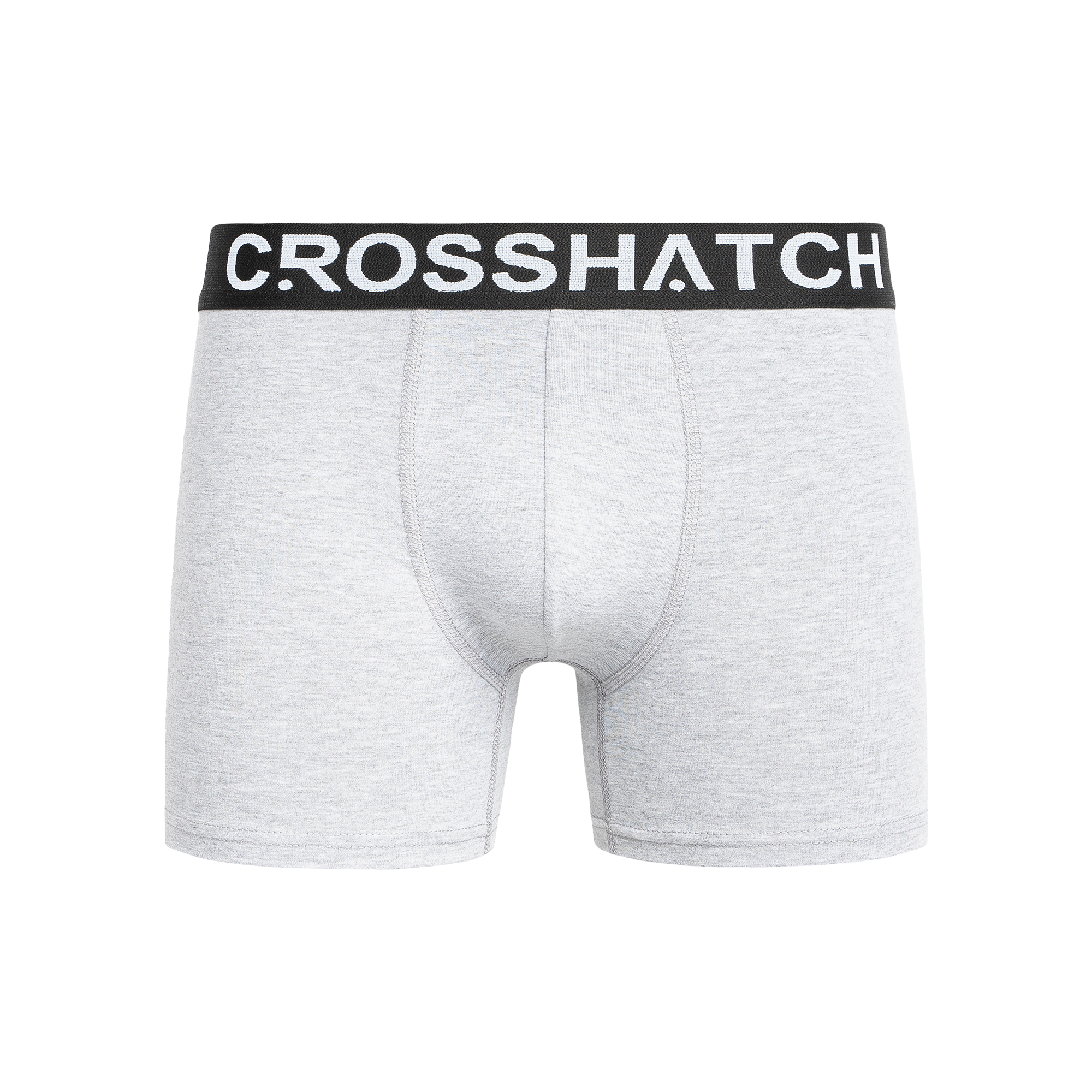 Crosshatch Mens Astral Boxershorts (Förpackning med 5 st) (Grey Marl) herr – bild 2