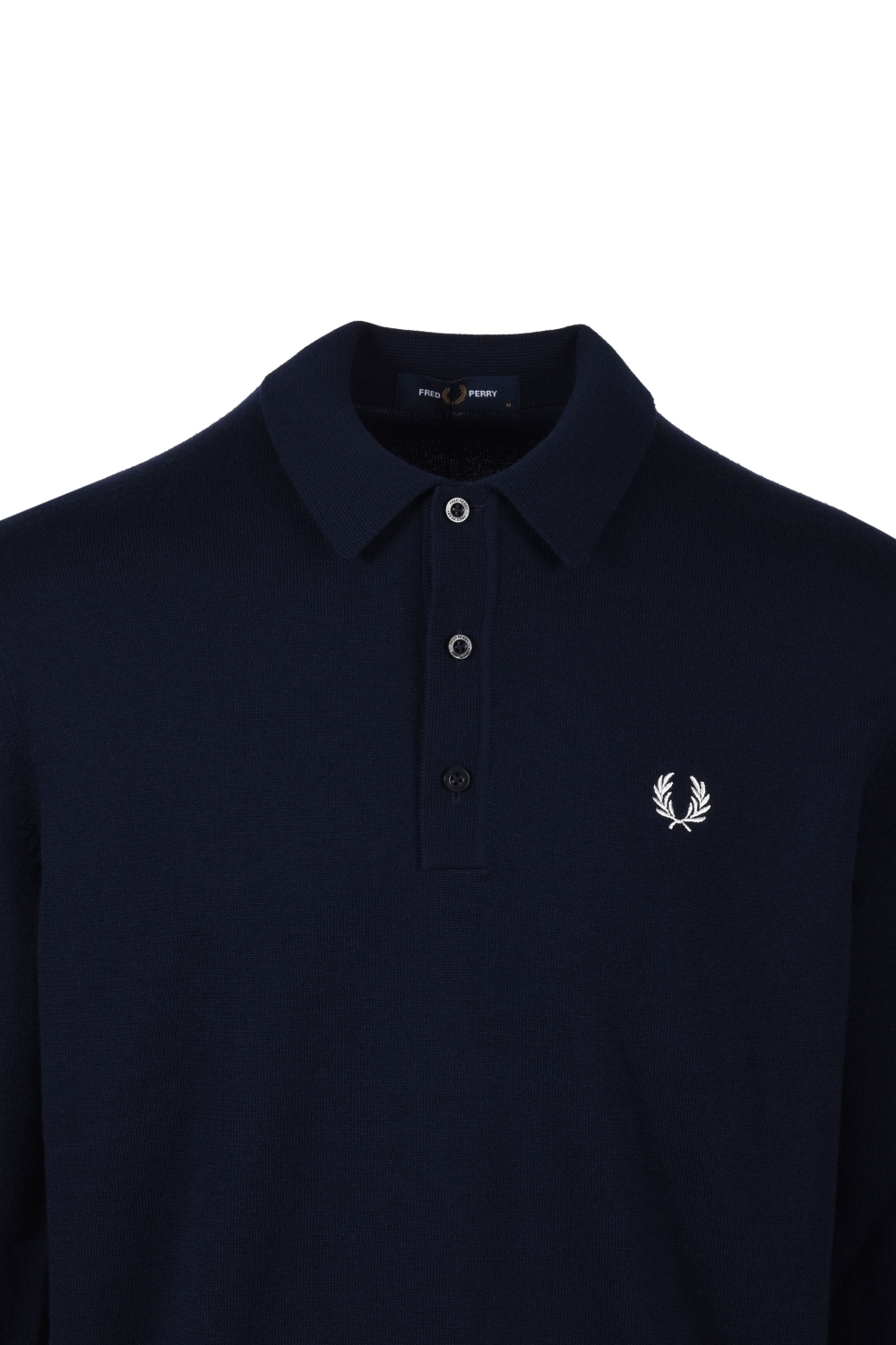 Fred Perry Stickad Långärmad Skjorta herr – bild 2