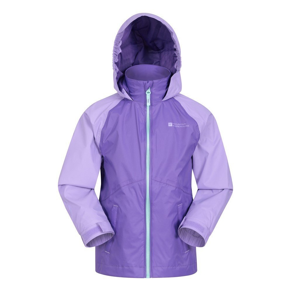Thumbnail - Mountain Warehouse Kinder/Kinder Torrent II Wasserdichte Jacke (Flieder)
