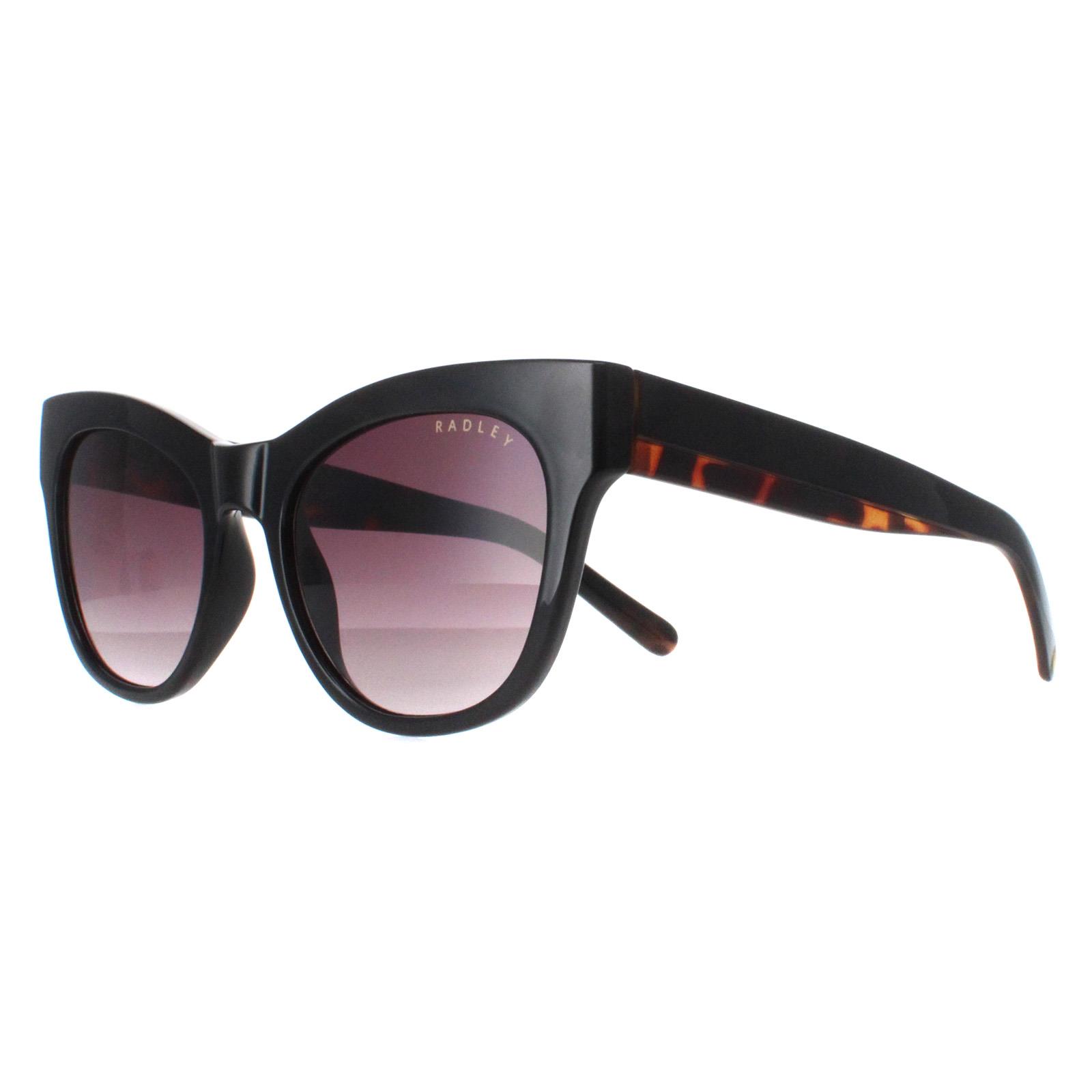 Radley Cat Eye Dam Svart och Havanna Smoke Gradient RDS 6508 solglasögon – bild 2