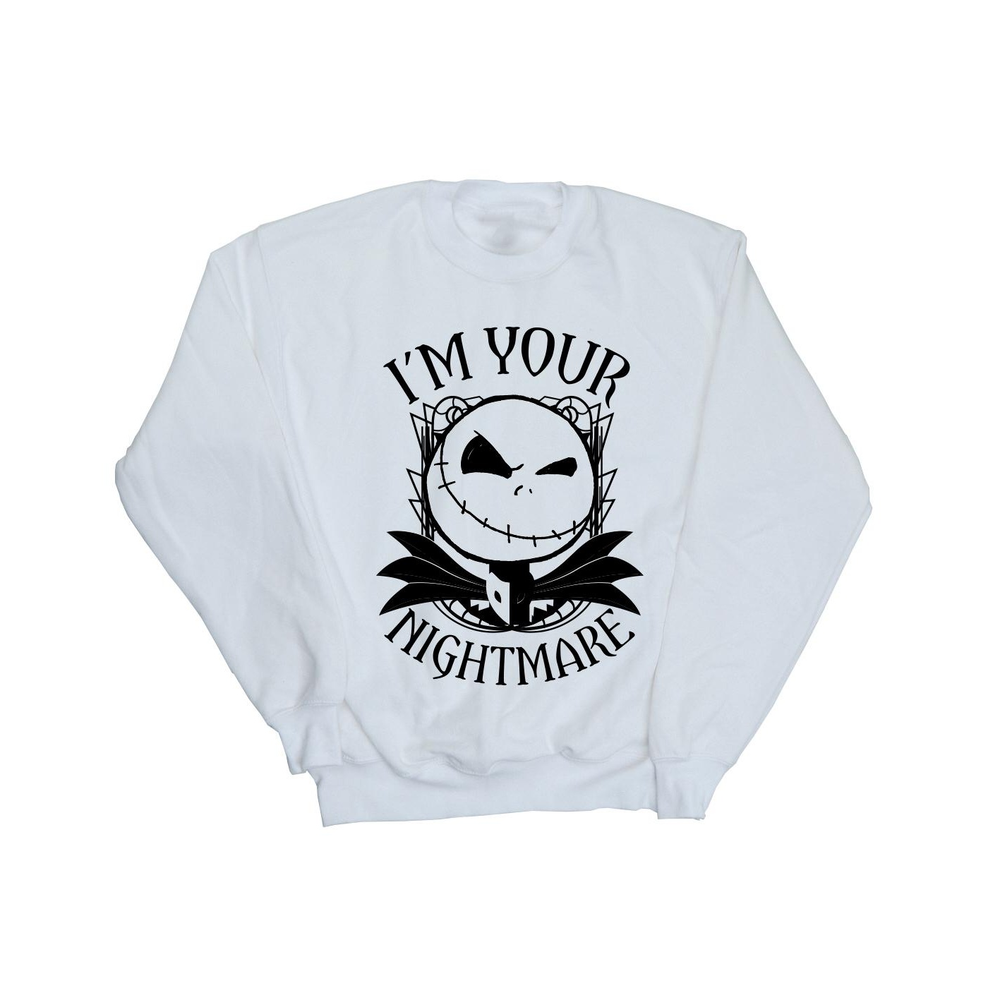 Thumbnail - Disney - "Nightmare Before Christmas" Sweatshirt für Damen (Weiß)