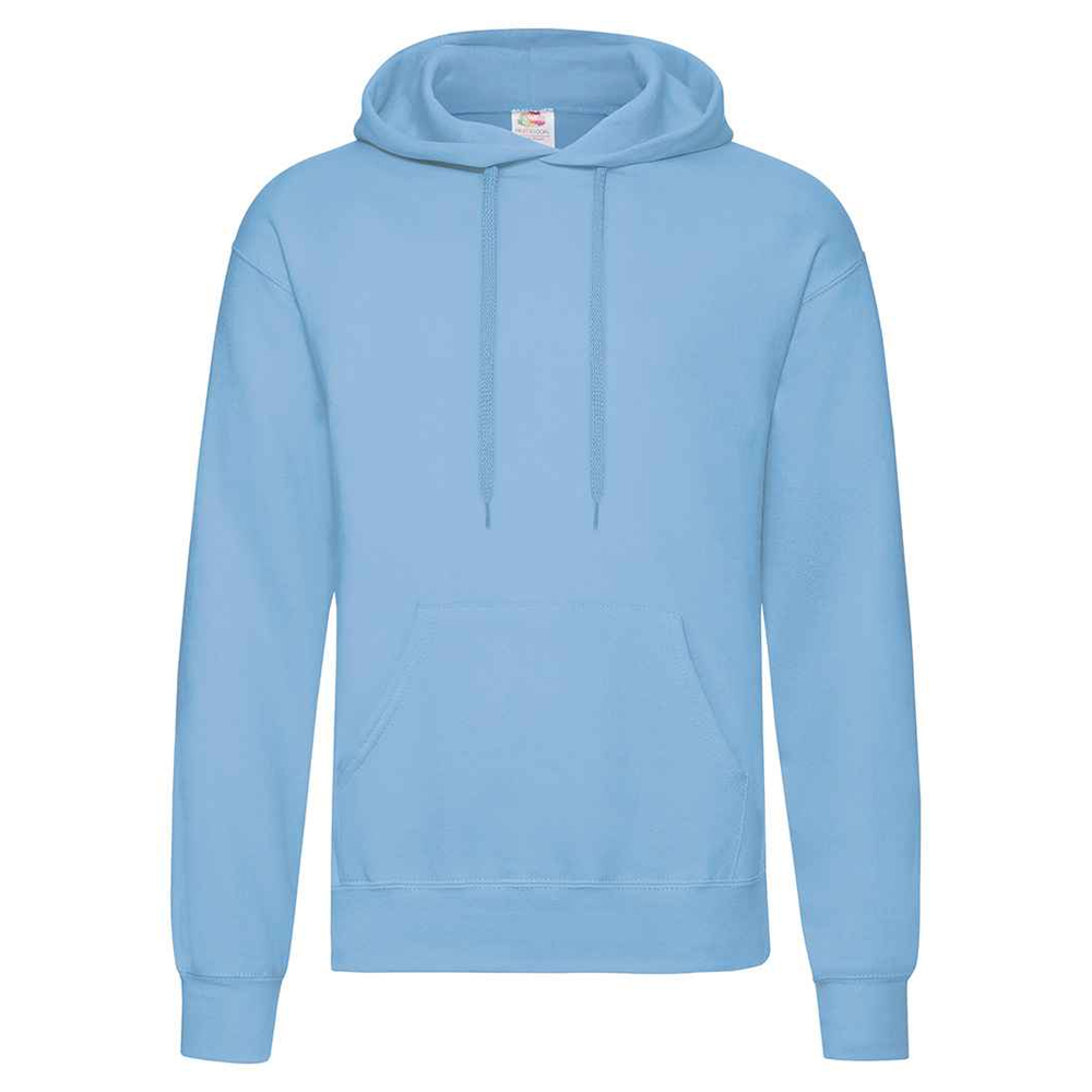 Unisex Classic Hoodie för vuxna (Himmelblått)