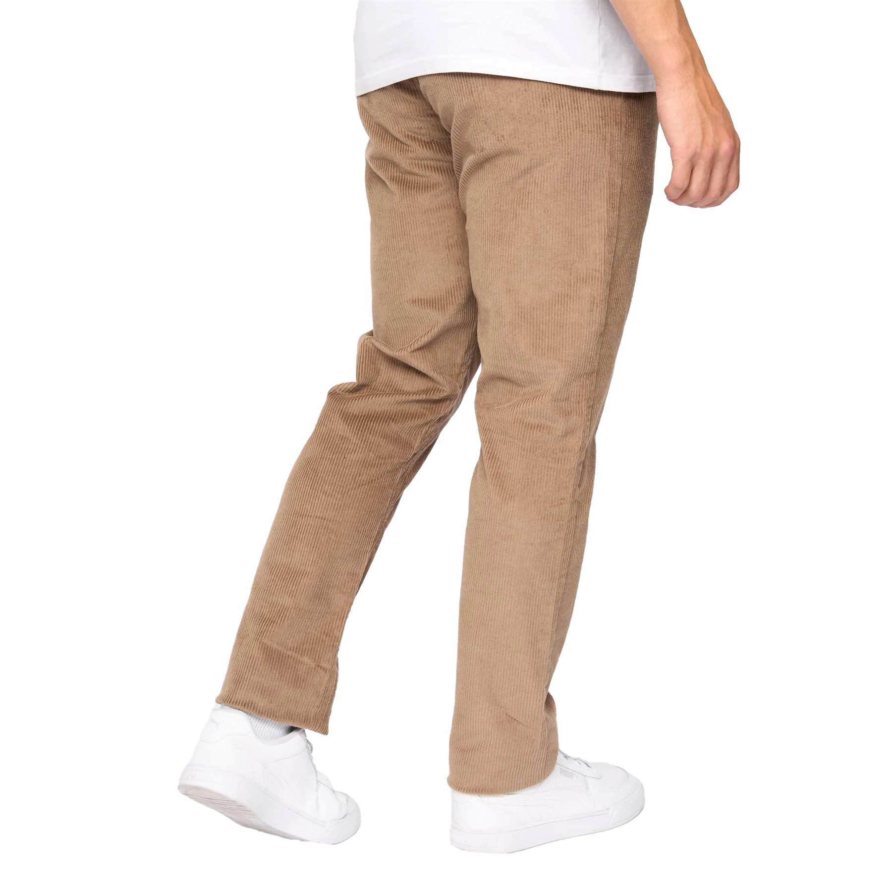 Crosshatch Mens Cordout lösa byxor (Biscuit) herr – bild 2