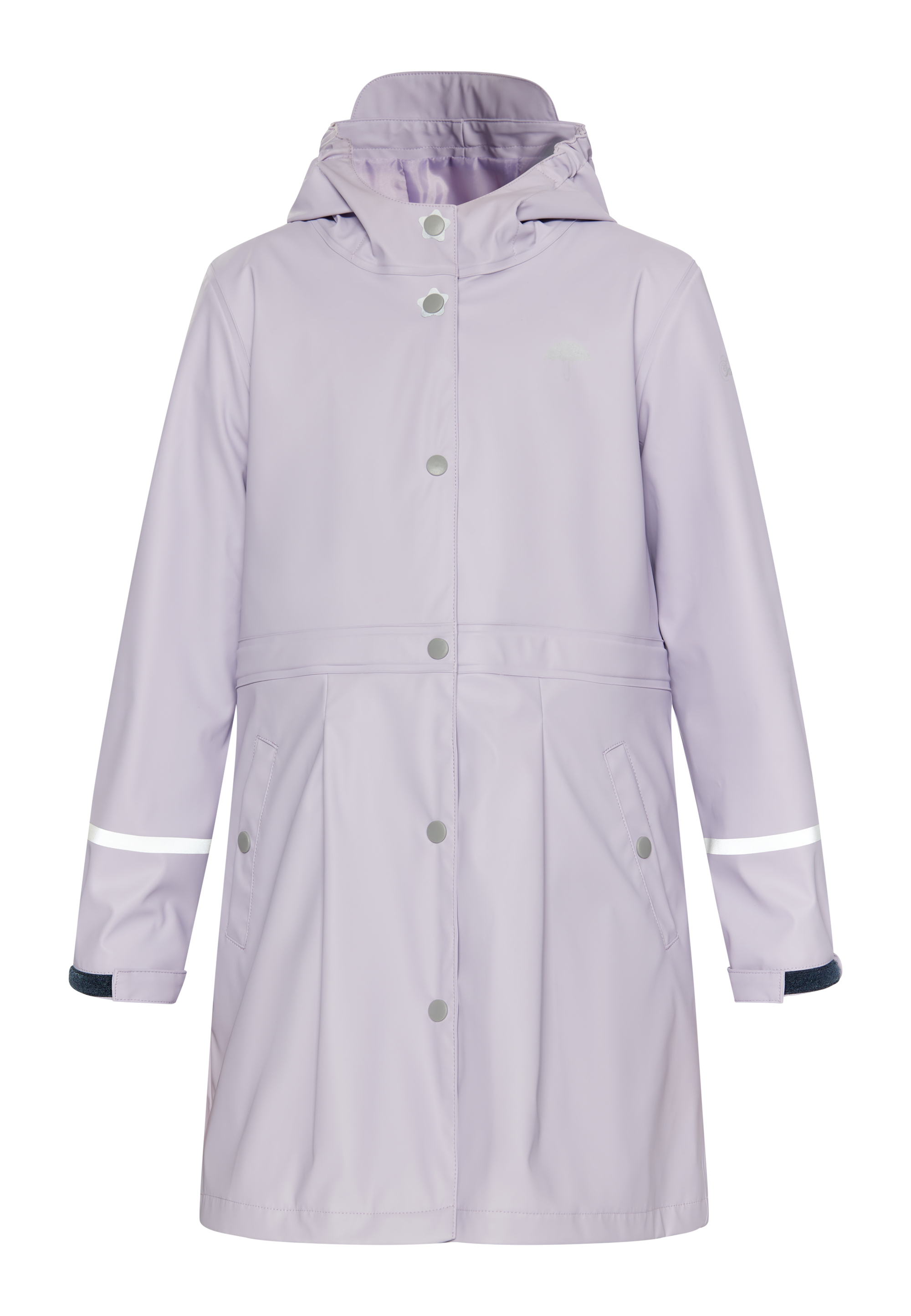 Thumbnail - Schmuddelwedda Regenmantel aus recyceltem Polyester Mädchen Pastelllavendel