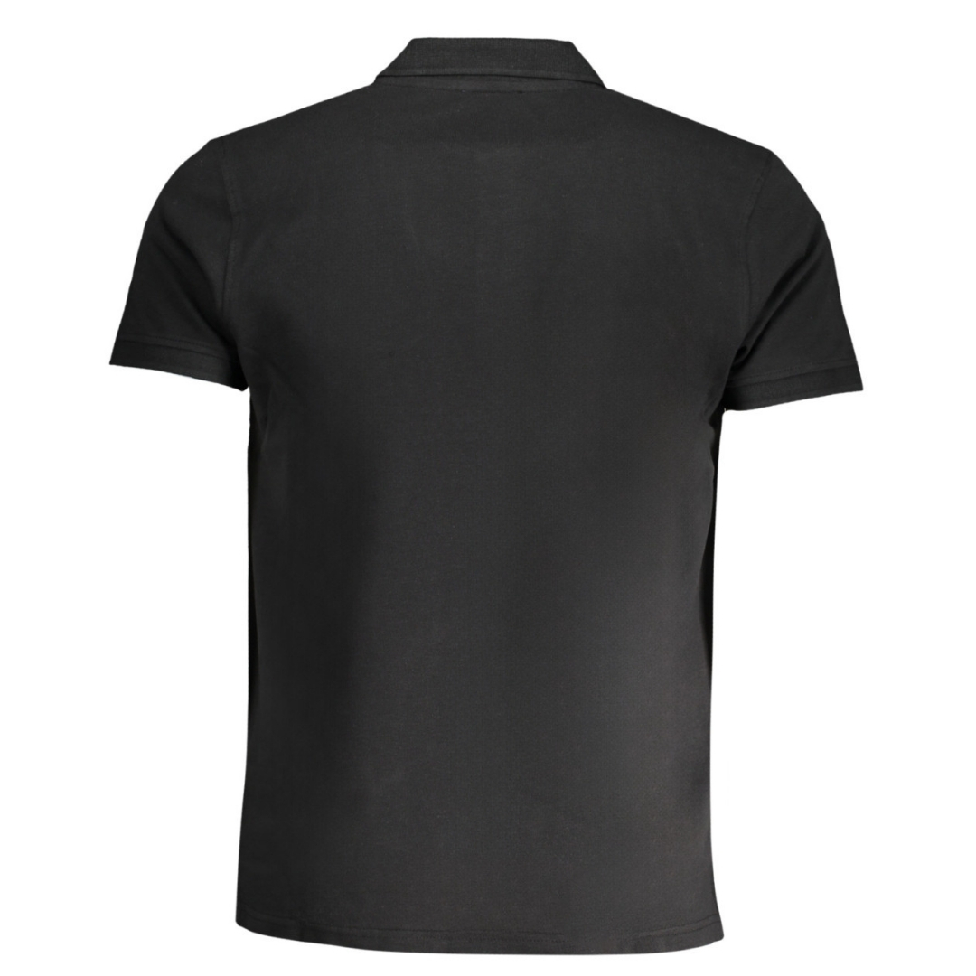 Cavalli Class Bold Logo Svart Polo T-shirt herr – bild 2