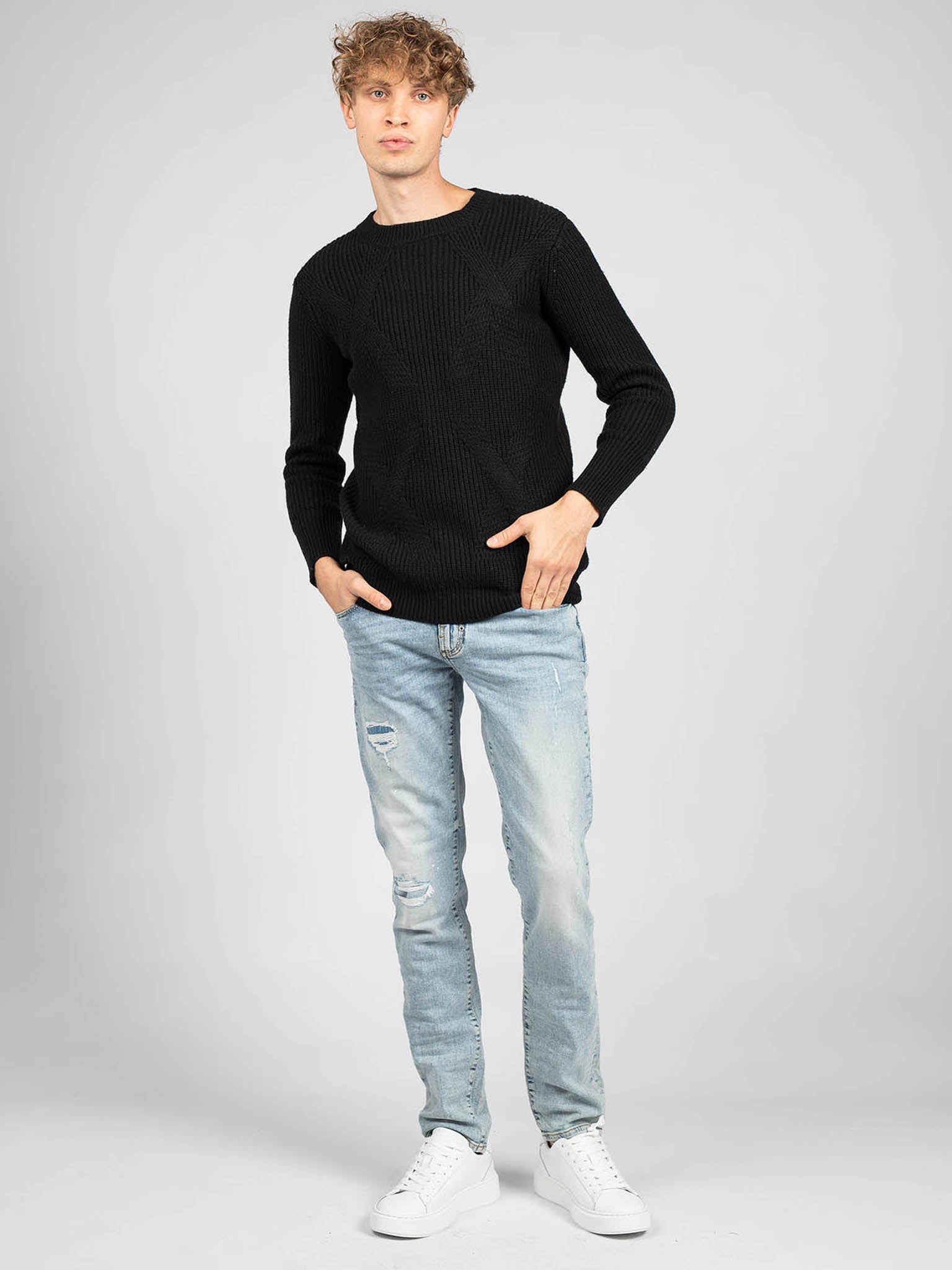 Guess Marciano Pullover Megan Herr stickade tröjor – bild 2
