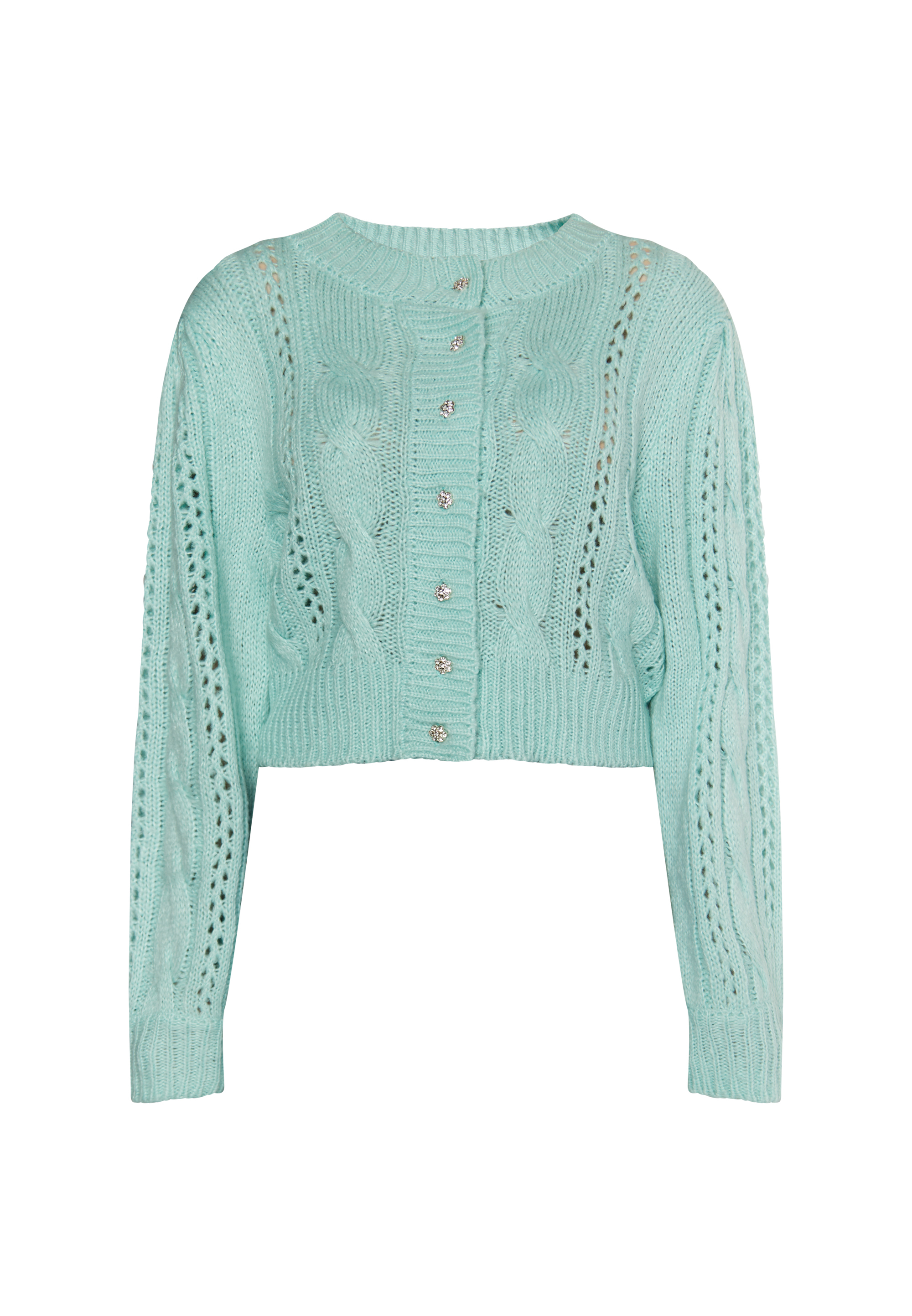 Thumbnail - Mymo Strickcardigan Damen Aqua